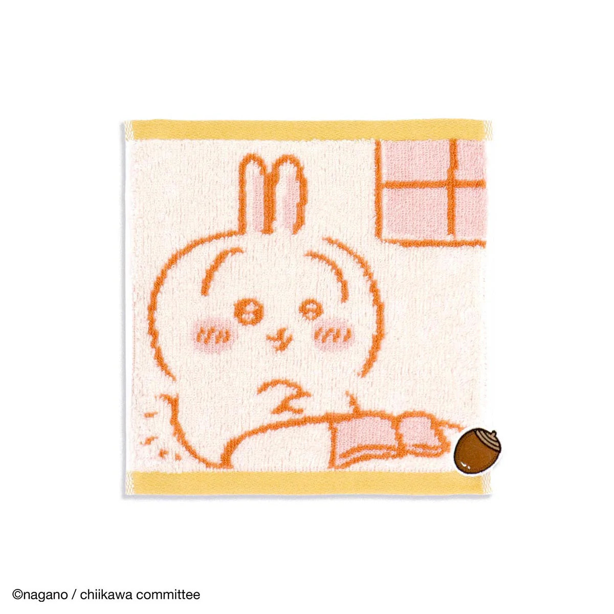 【ちいかわ】タオルハンカチ（おうち イエロー）※8/6~8/13順次発送予定