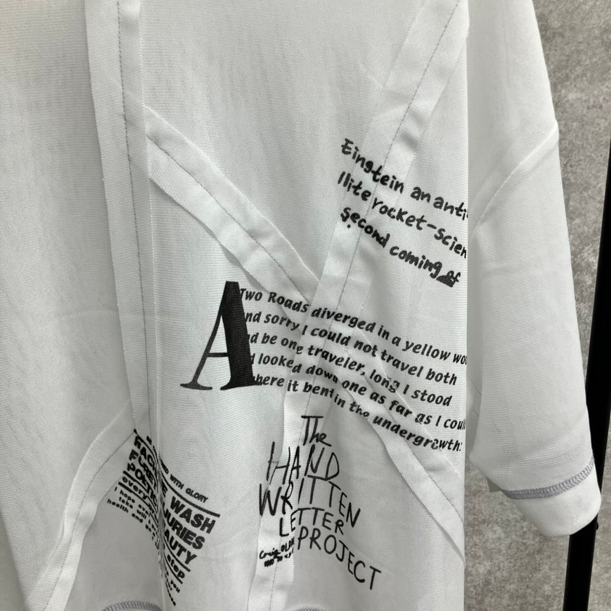ランダムロゴシアーTシャツ ホワイト※9/9～15迄に順次発送予定