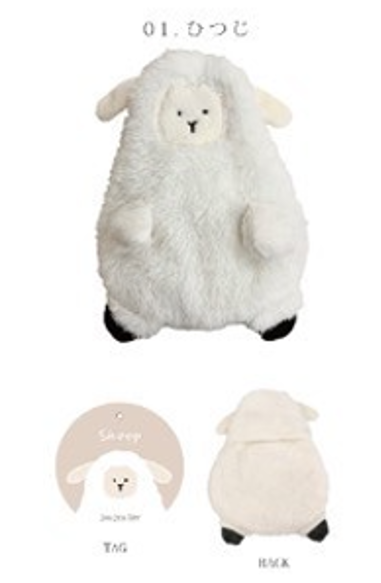 もこもこアニマルセラミックビーズカイロ ひつじ※1/20迄に順次発送予定