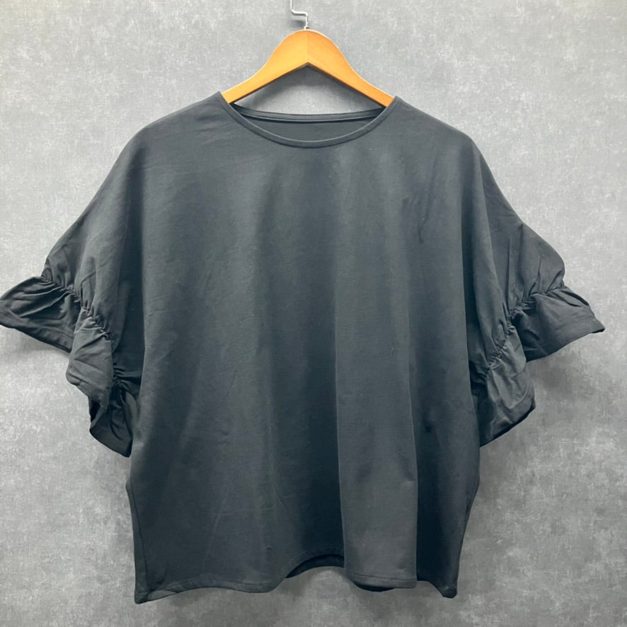 キャンディスリーブカットソー ブラック※7/16～22迄に順次発送予定