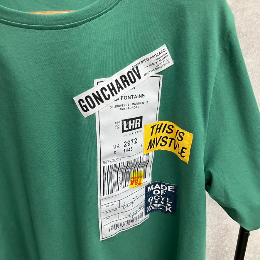 ステッカービッグTシャツ グリーン※7/2～8迄に順次発送予定