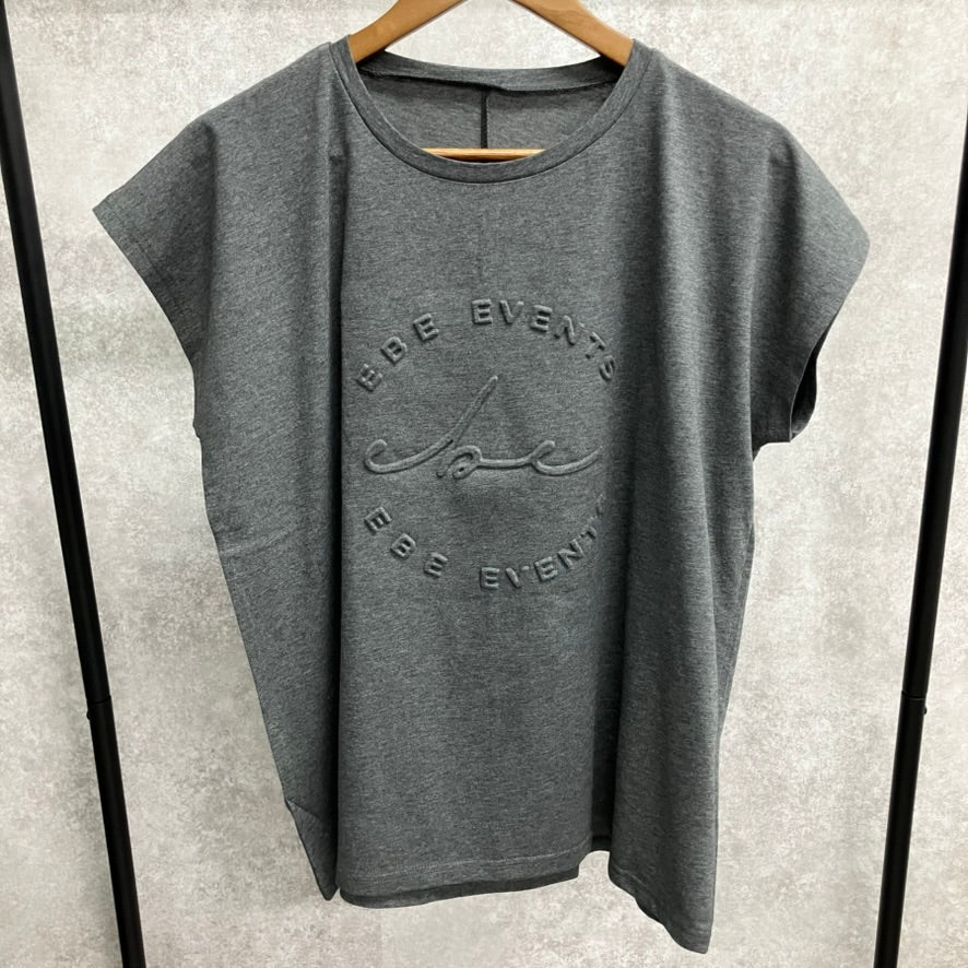 サークルロゴTシャツ チャコール※8/6～12迄に順次発送予定