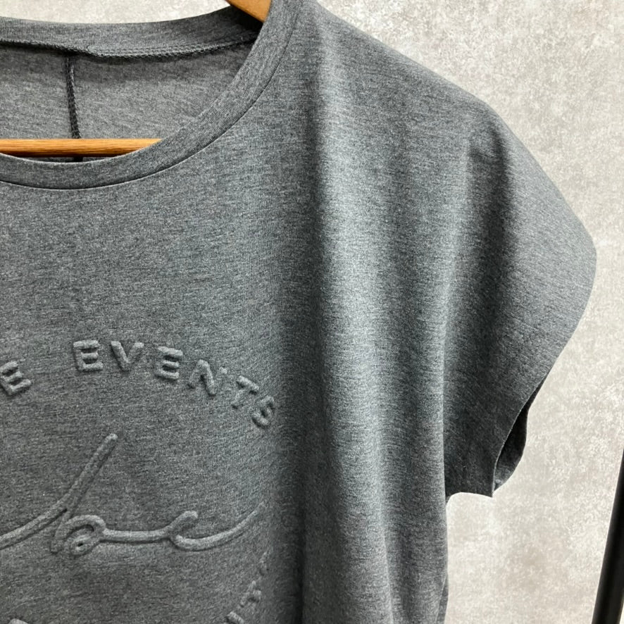 サークルロゴTシャツ チャコール※8/6～12迄に順次発送予定