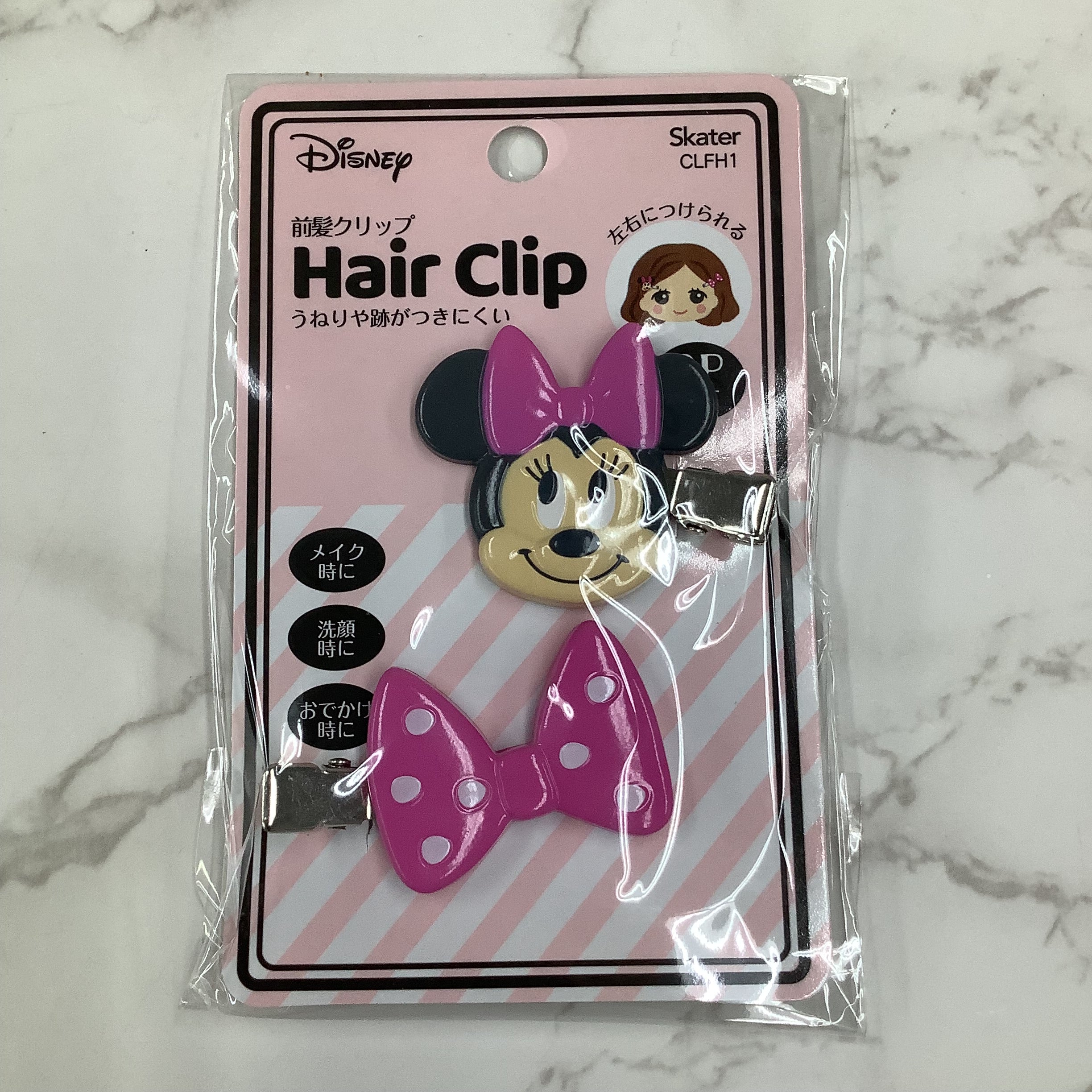 ヘアクリップ　ミニーマウス　※8/6~8/13順次発送予定