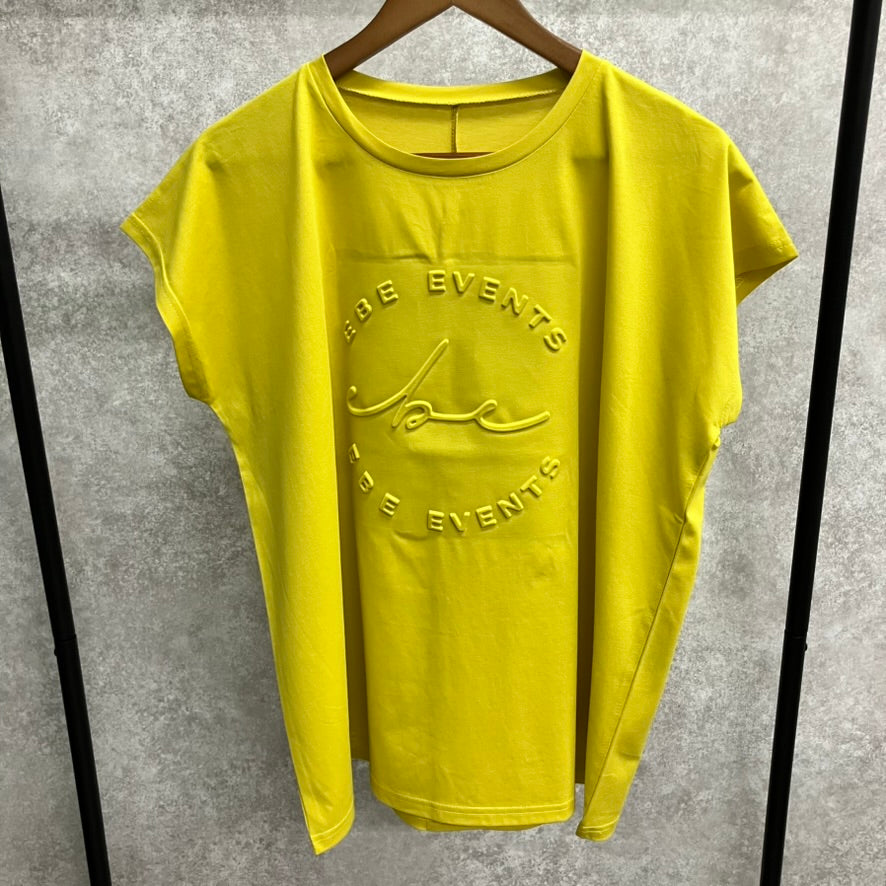 サークルロゴTシャツ イエロー※8/6～12迄に順次発送予定