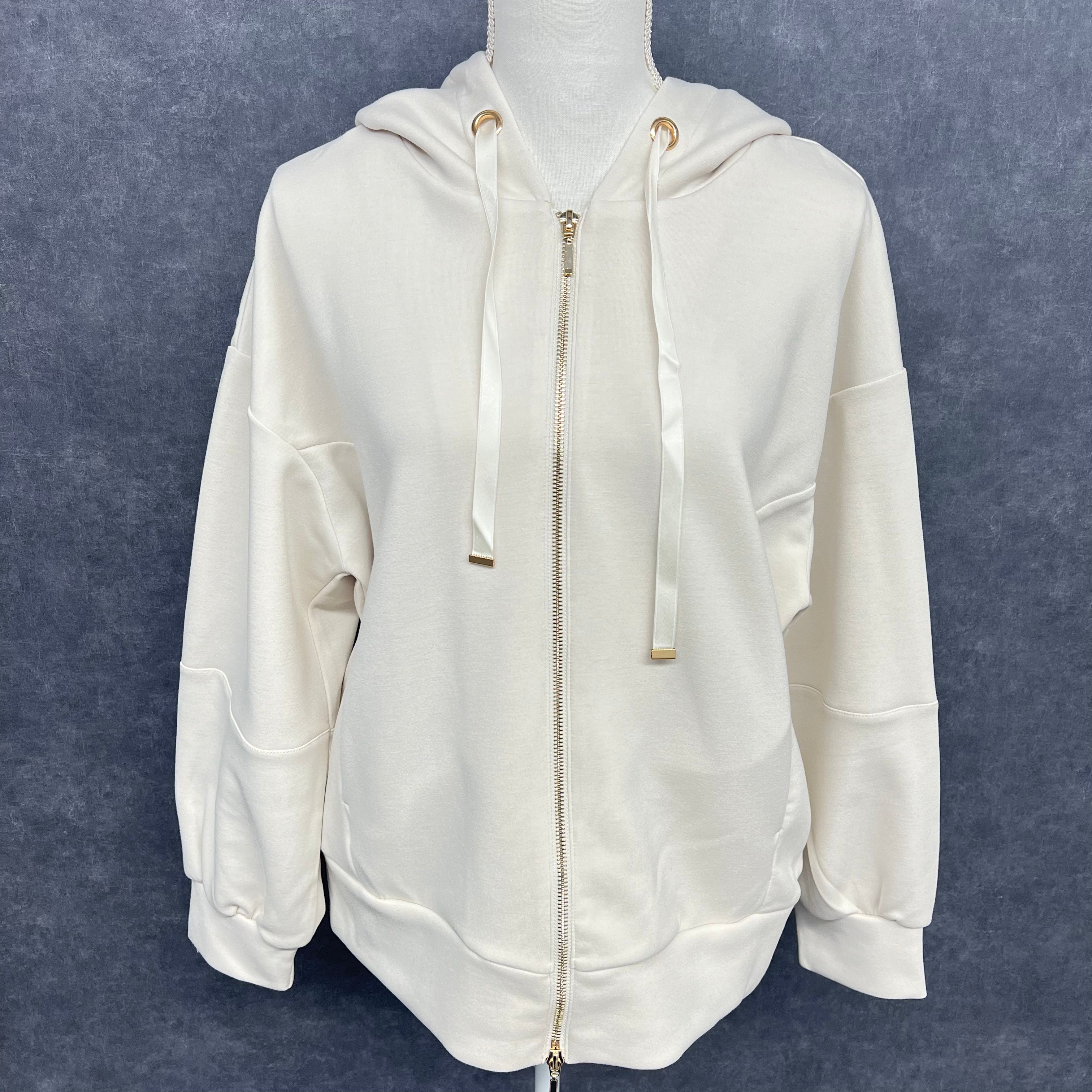 ジップパーカー ホワイト ※10/21迄に順次発送予