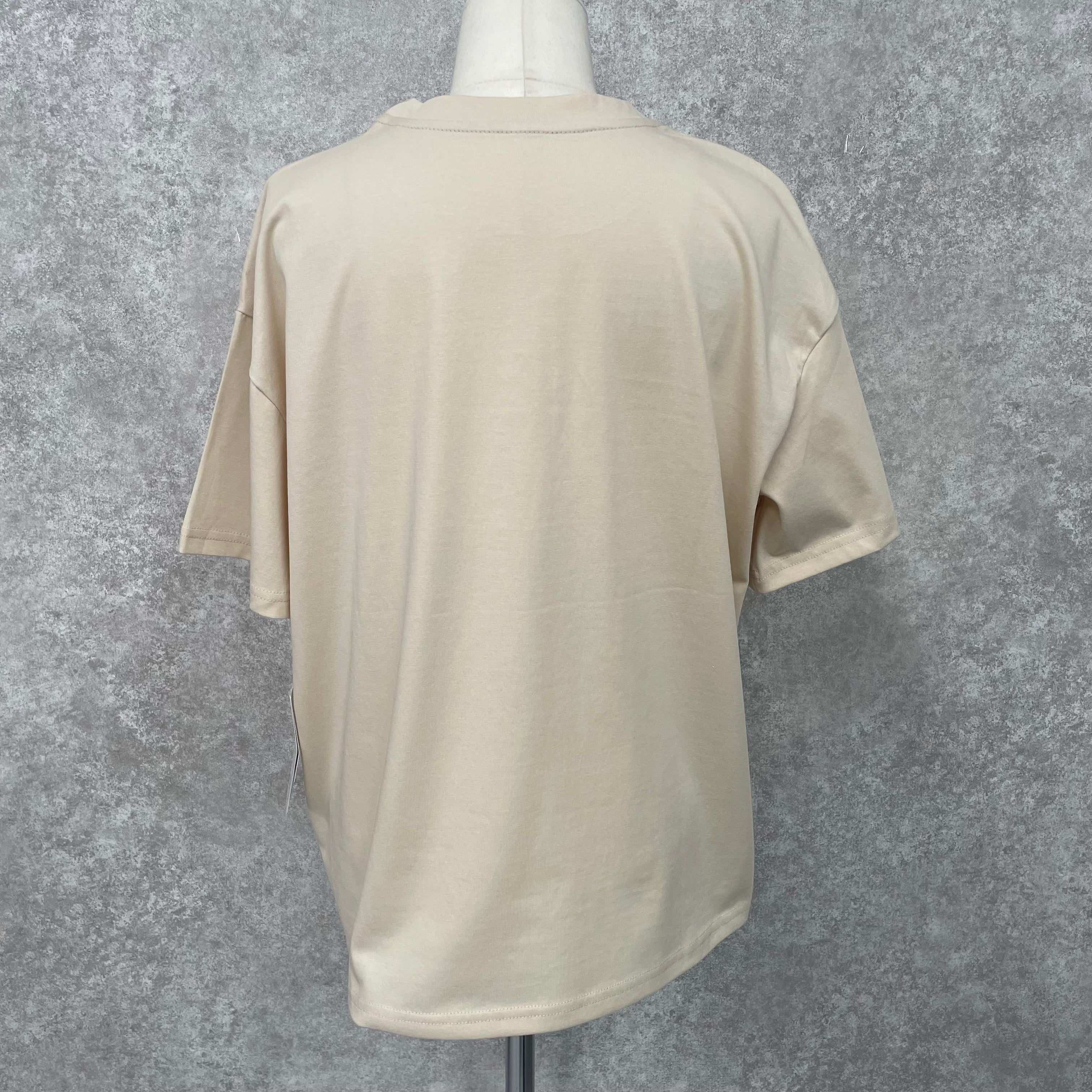 レオパード Tシャツ ベージュ  ※10/21迄に順次発送予定