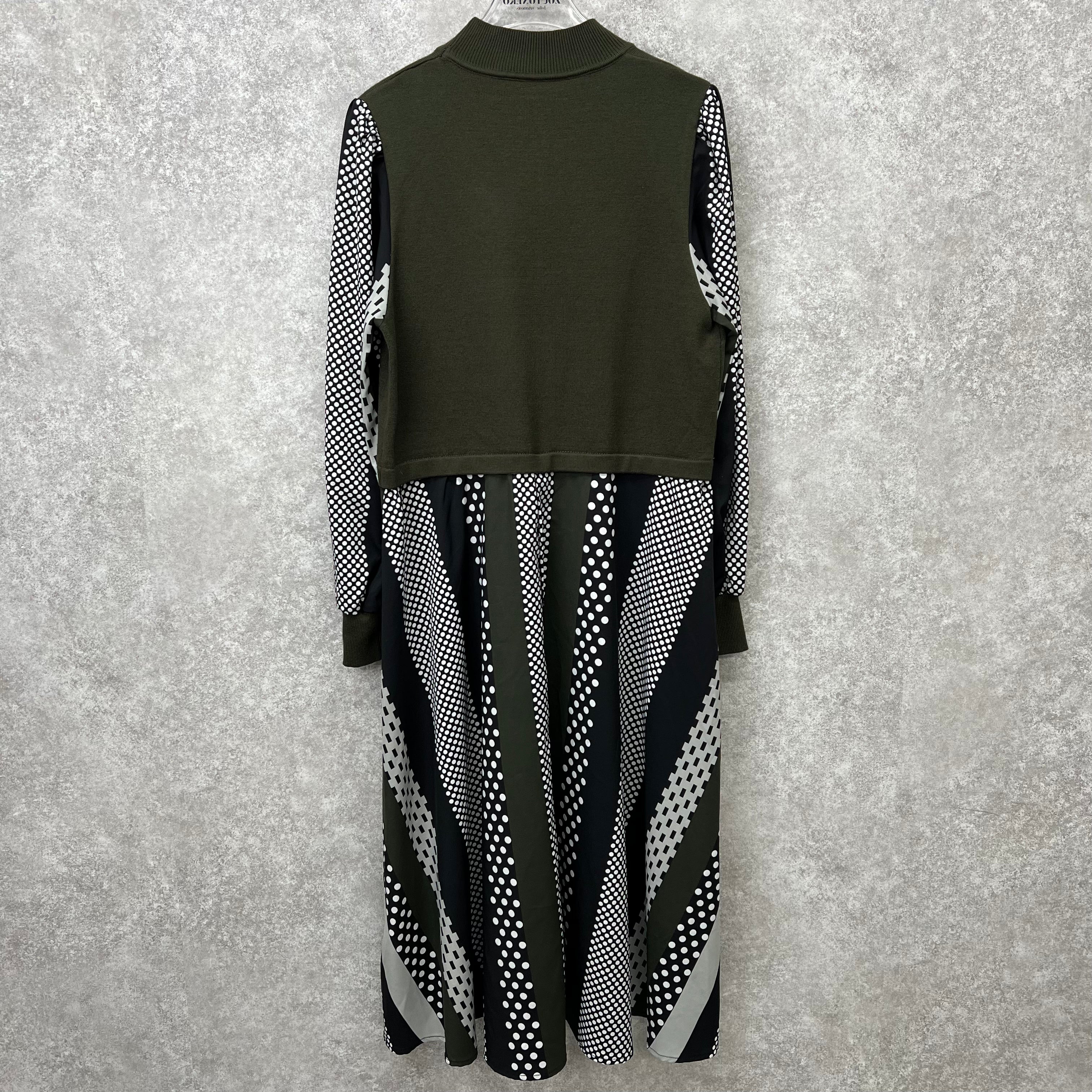 【在庫5点以下】ロングワンピース カーキ ※4/15迄に順次発送予定