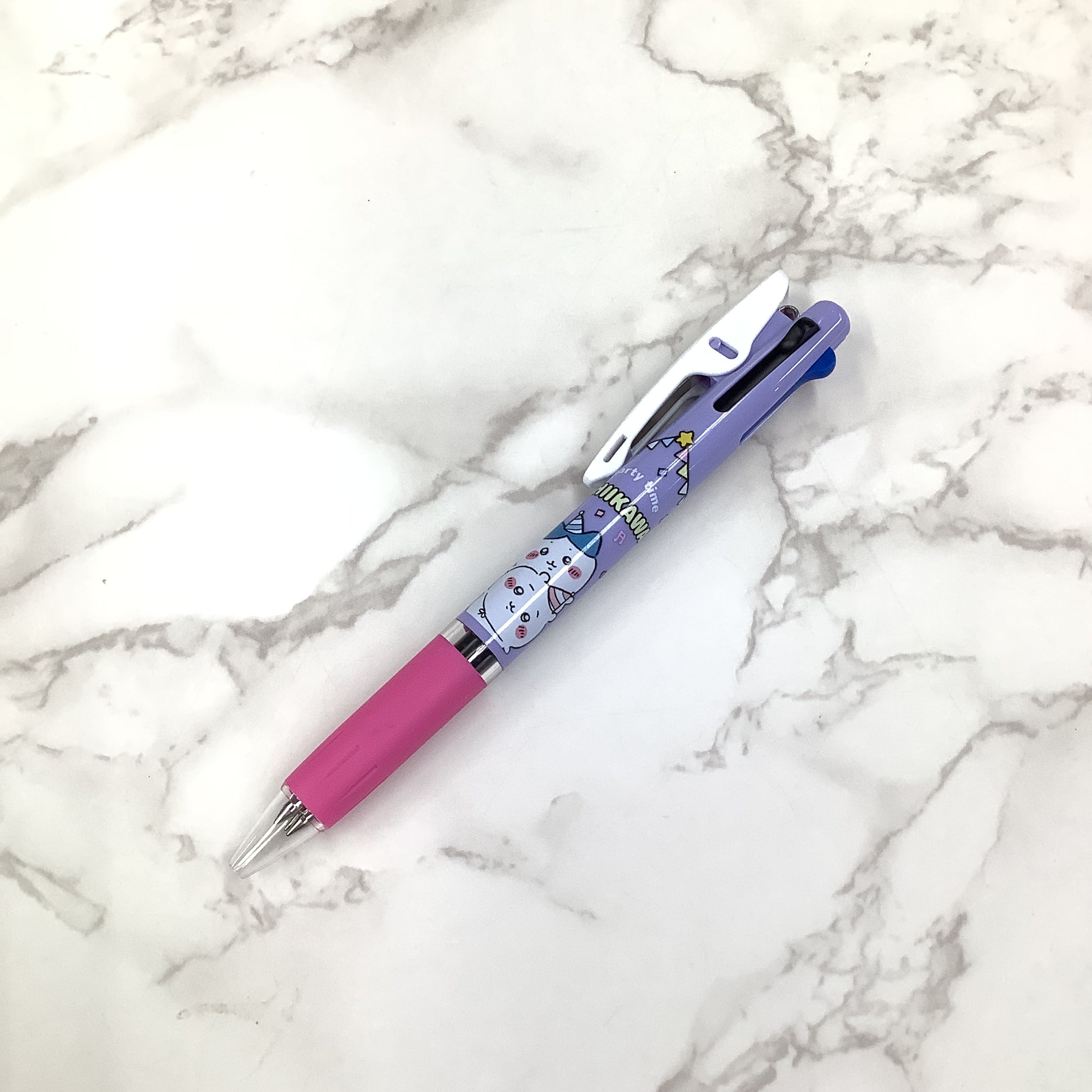 ちいかわ　3色ボールペン　お祝い　パープル※8/6~8/13順次発送予定