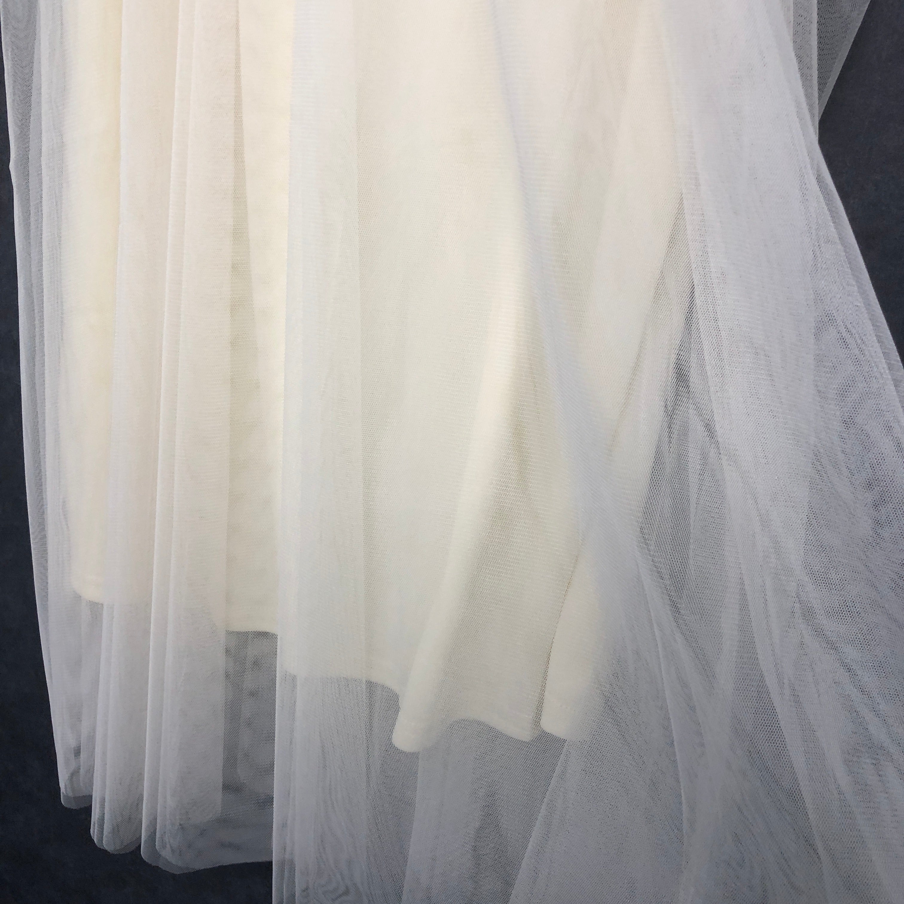 チュールスカートリボン アイボリー ※10/21迄に順次発送予