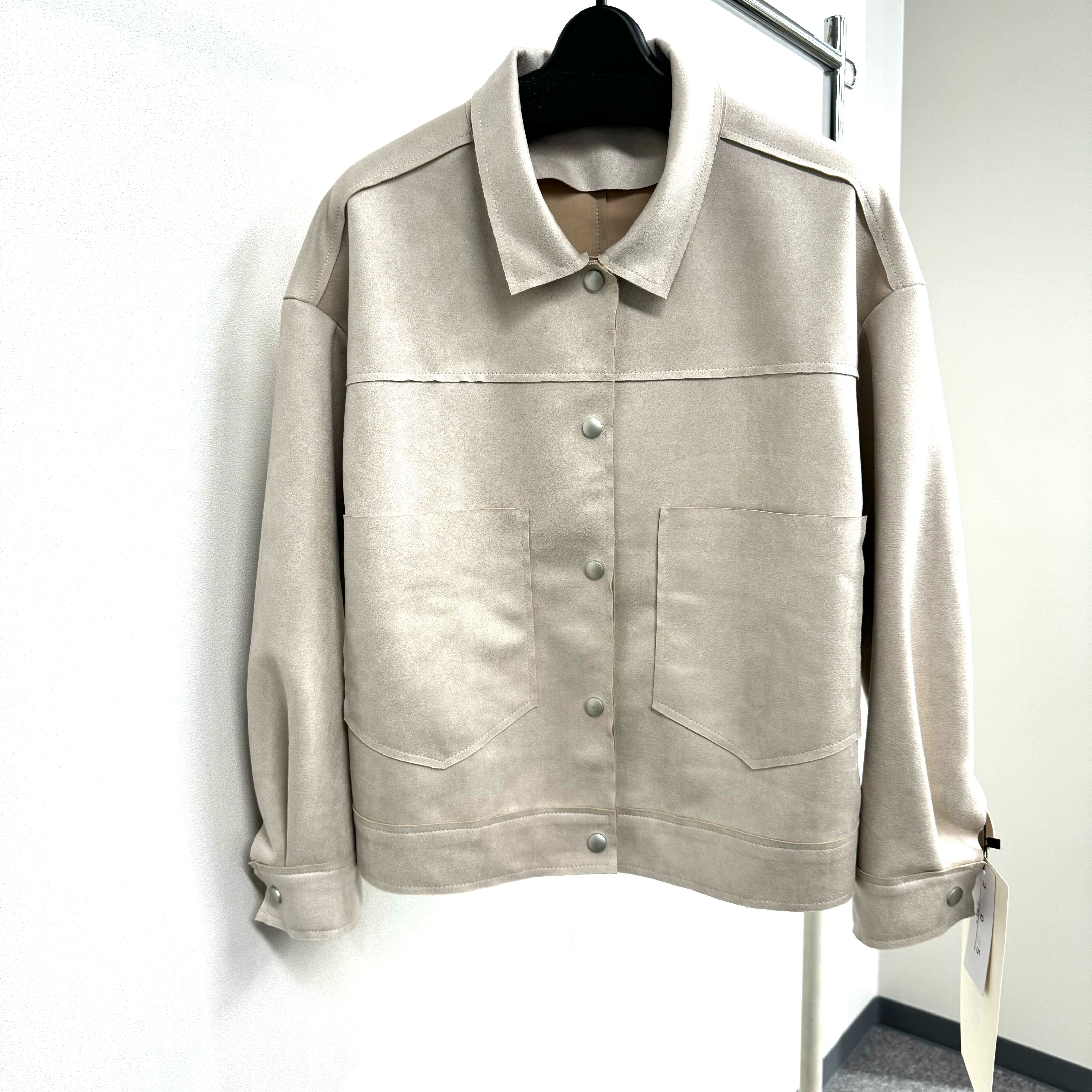 ムートンタッチジャケット ベージュ※1月上旬迄に順次発送予定