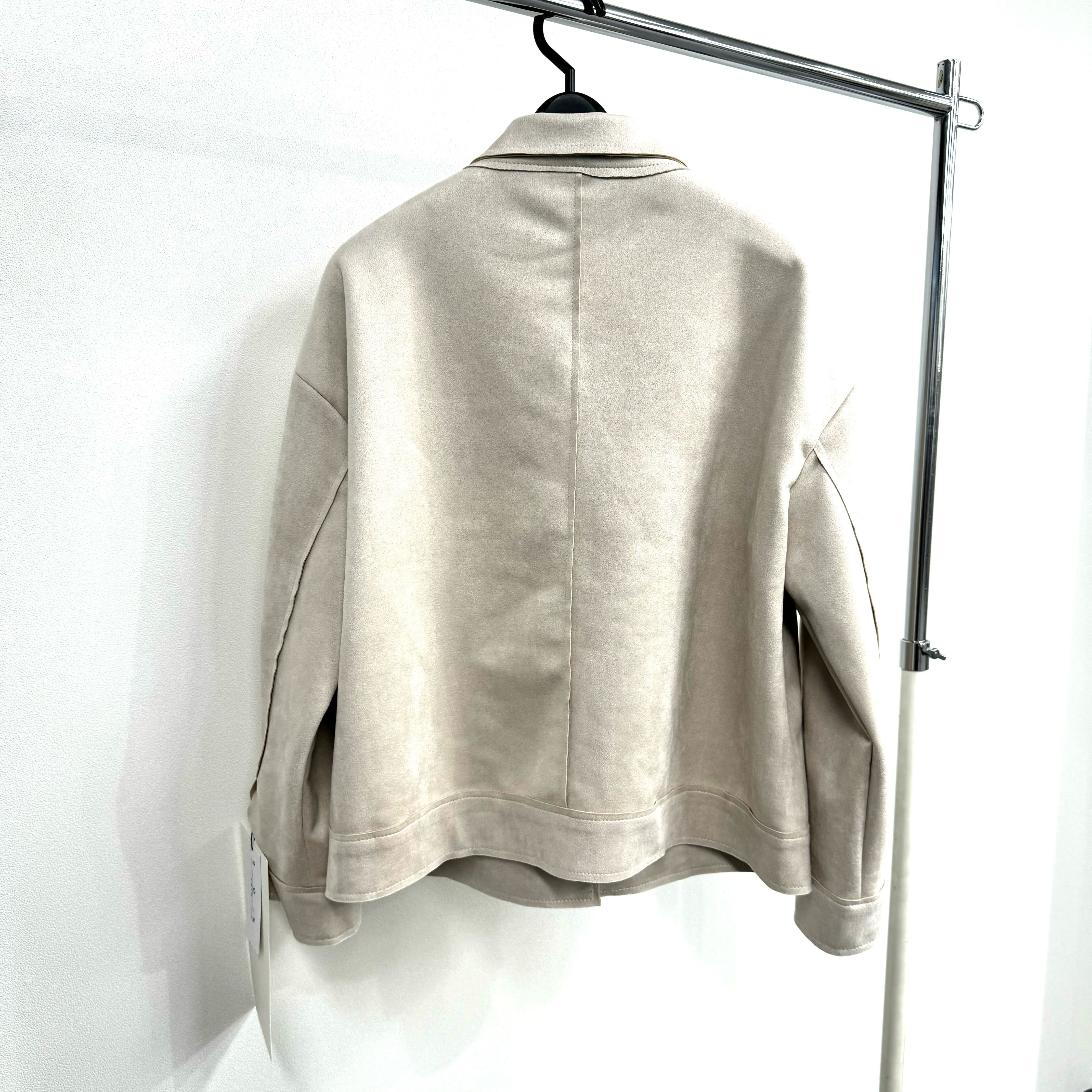 ムートンタッチジャケット ベージュ※1月上旬迄に順次発送予定