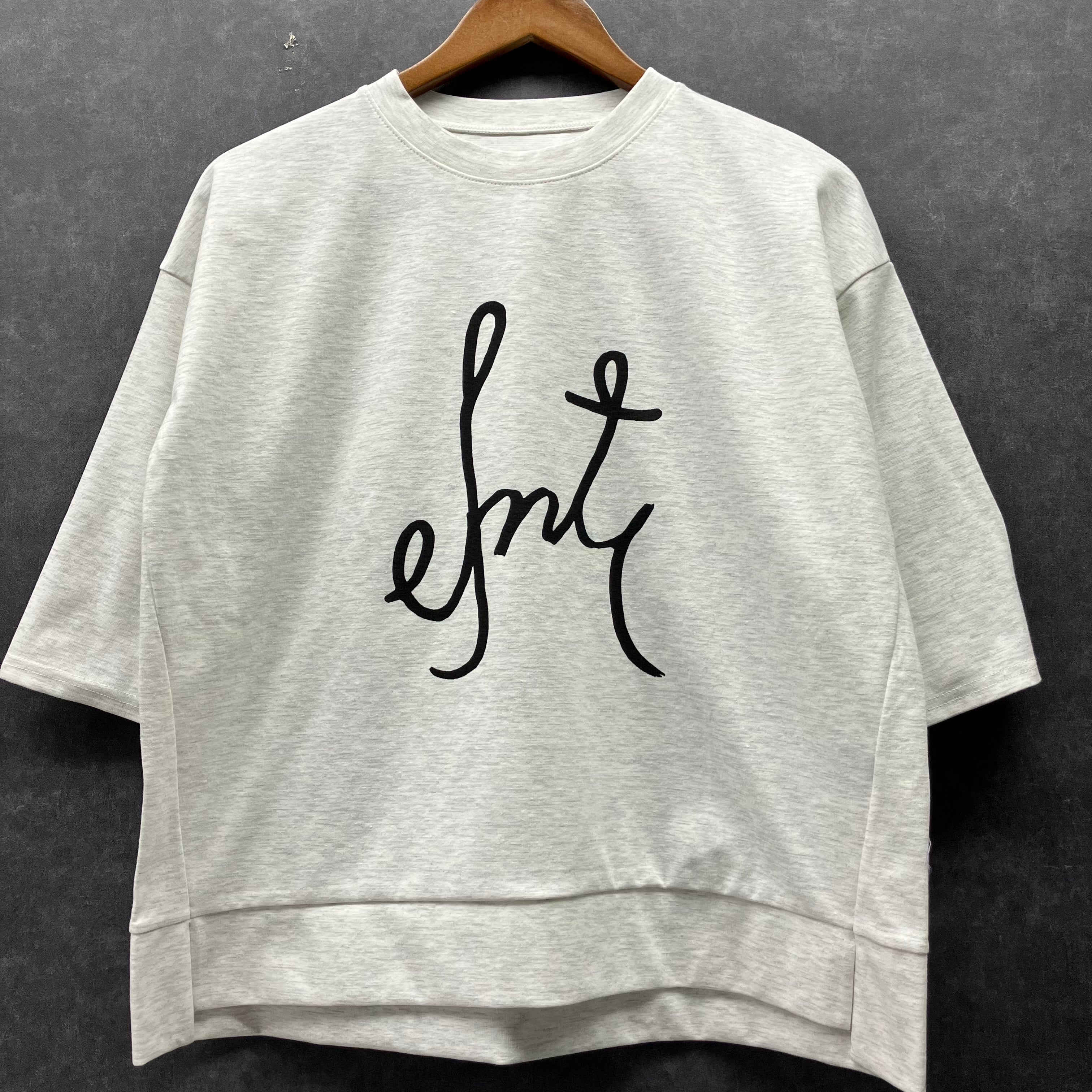 ルーズフィットロゴトップス グレー※3/25迄に順次発送予定