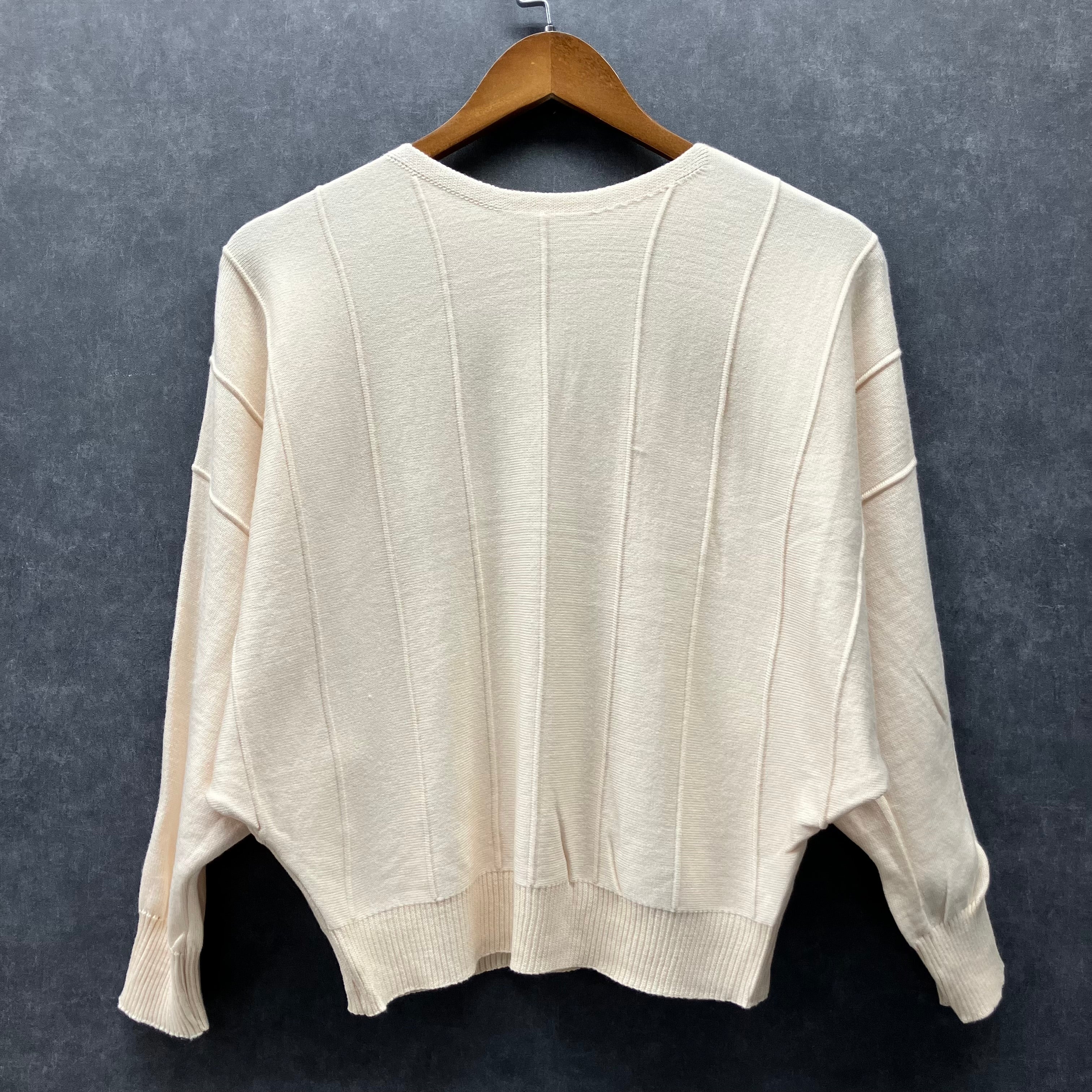 ドルマンセーター ベージュ※3/25迄に順次発送予定