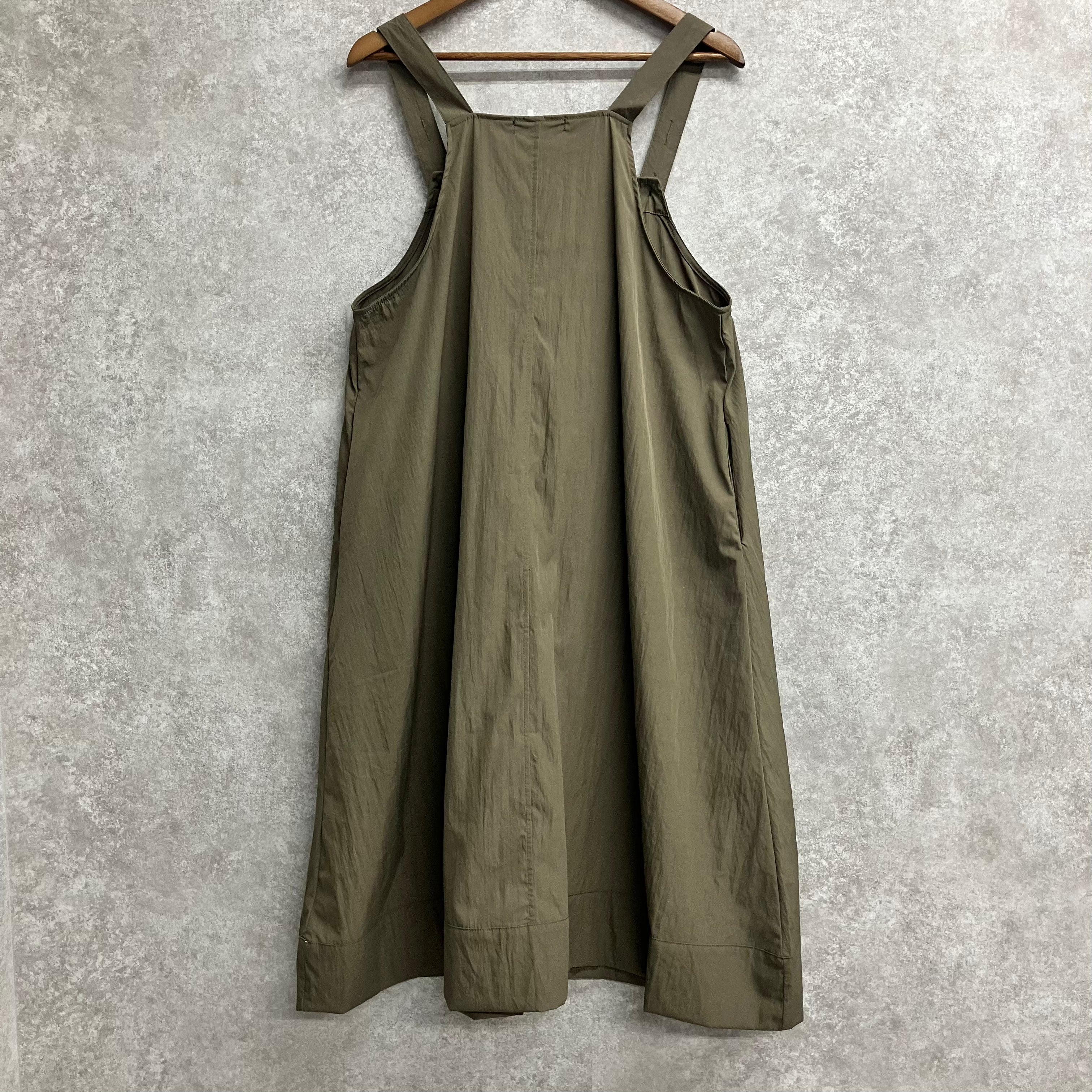 センタージップサロペット カーキ※8/6～12迄に順次発送予定