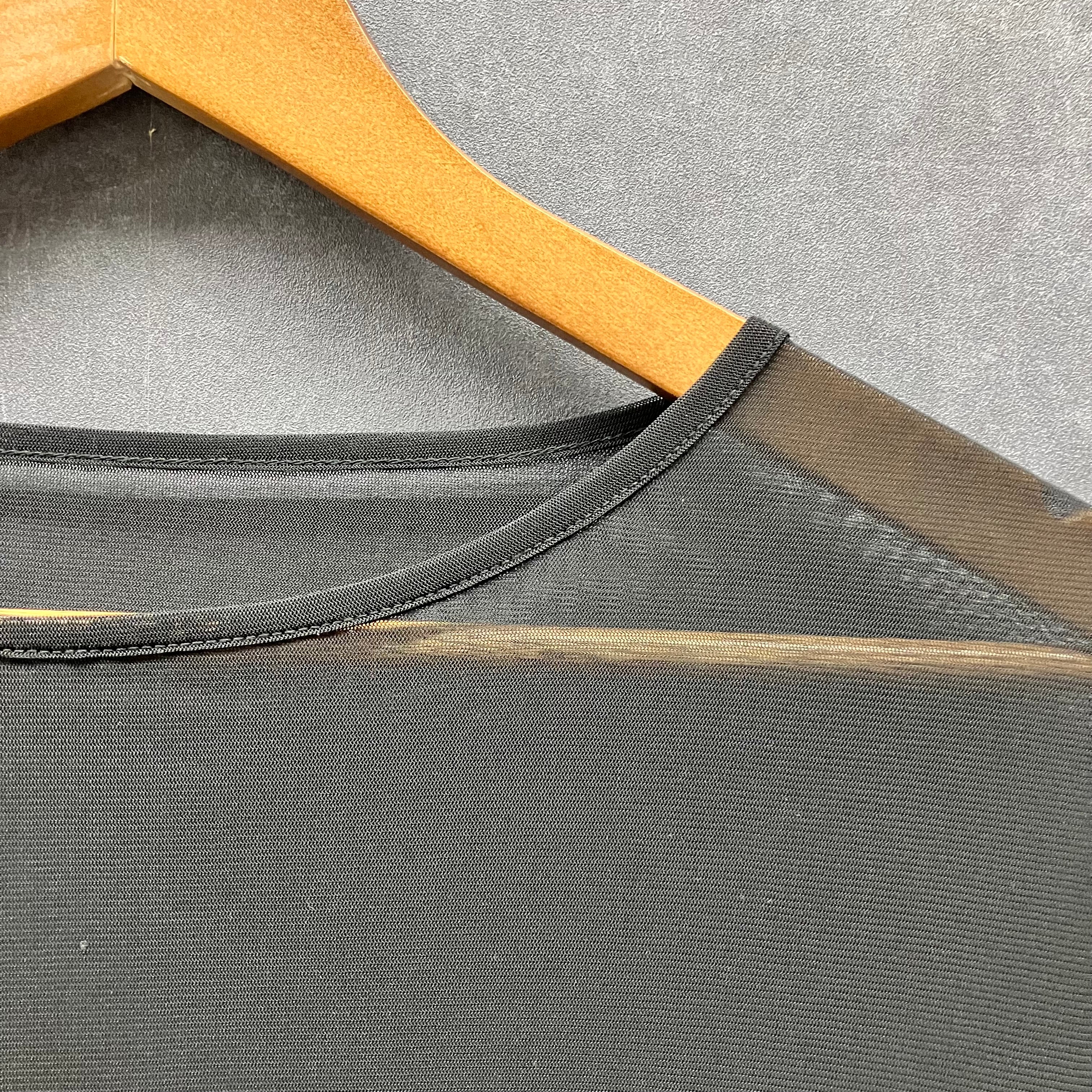 チュールインナーシャツ　ブラック※3/25迄に順次発送予定