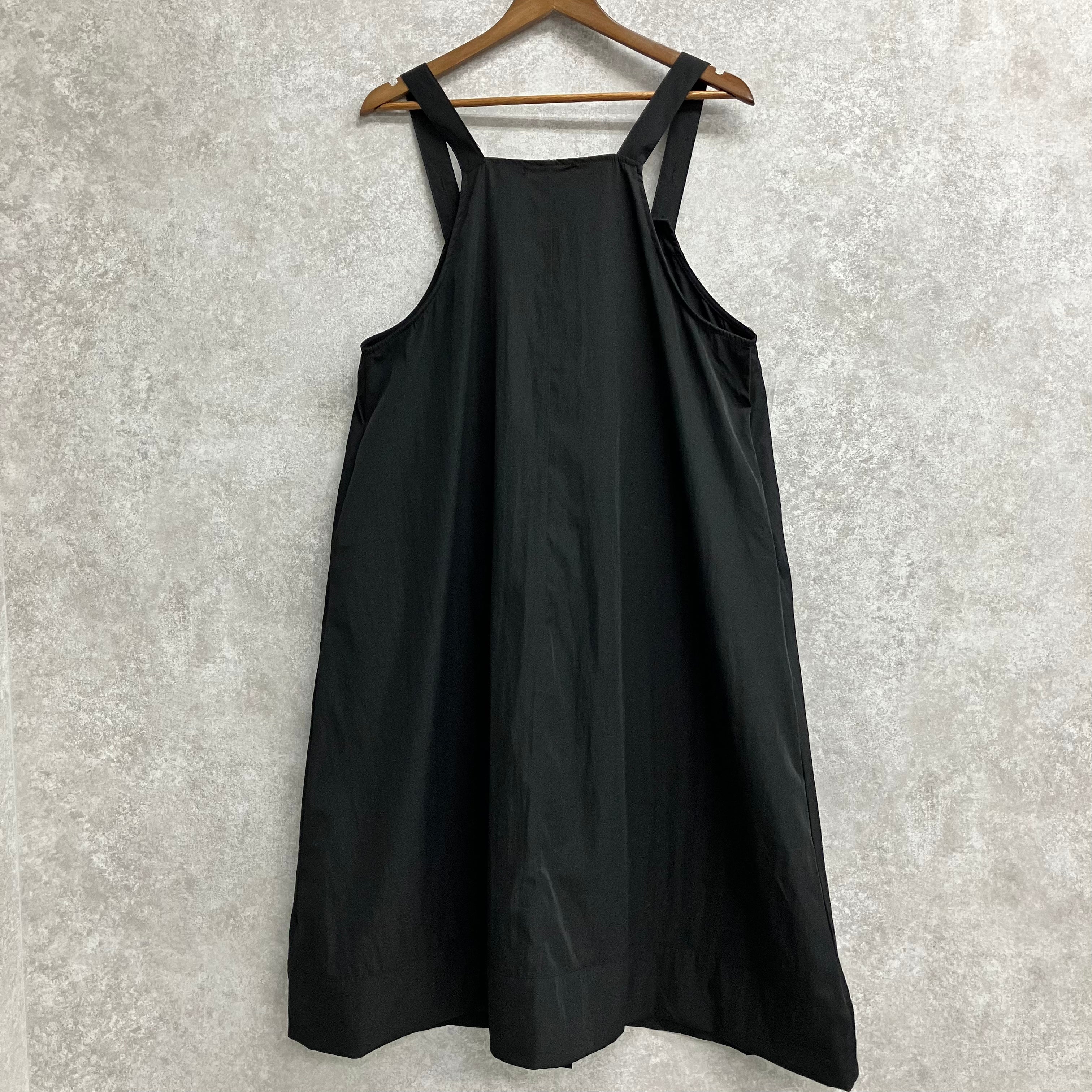 センタージップサロペット ブラック※8/6～12迄に順次発送予定