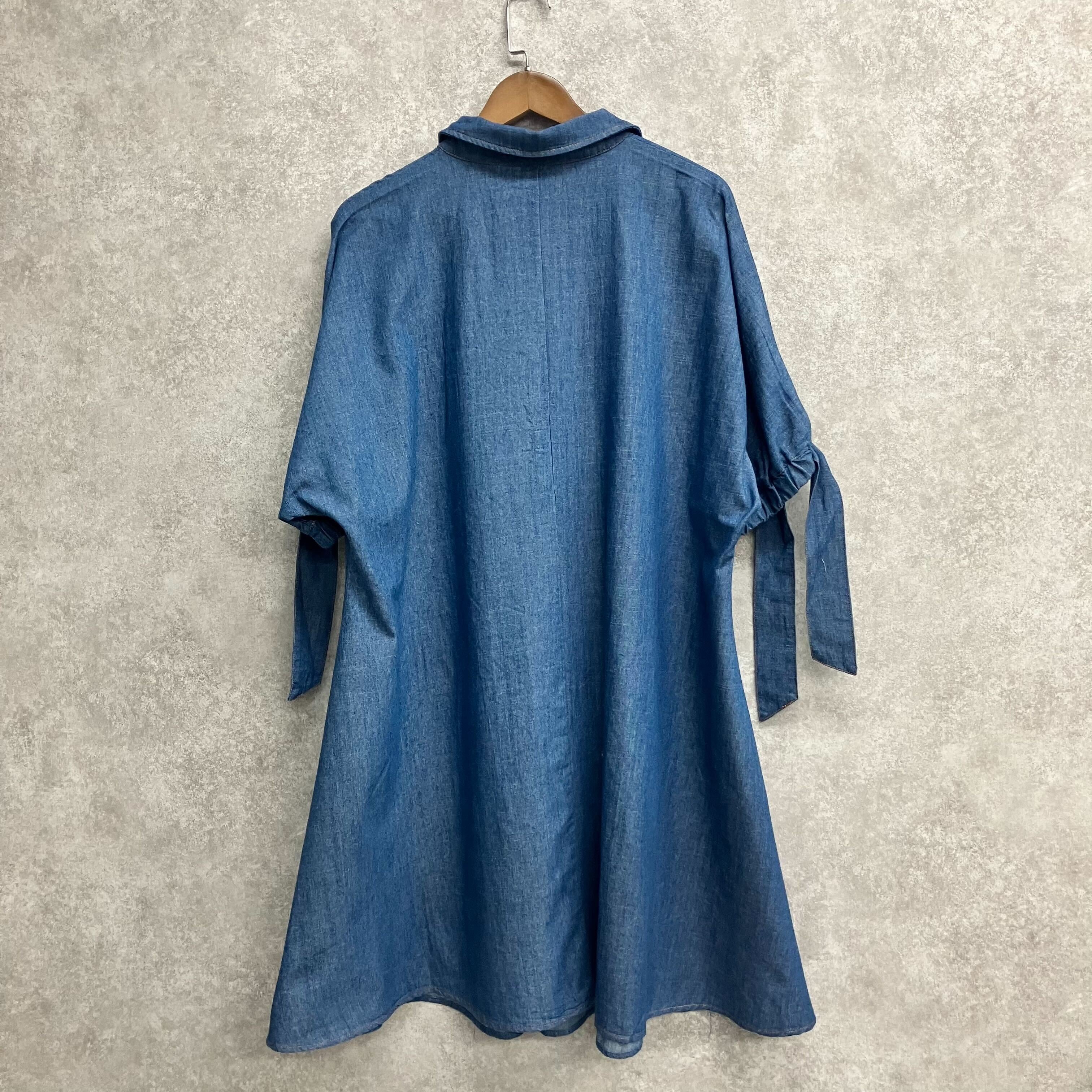 デニムワンピース ブルー※4/15迄に順次発送予定