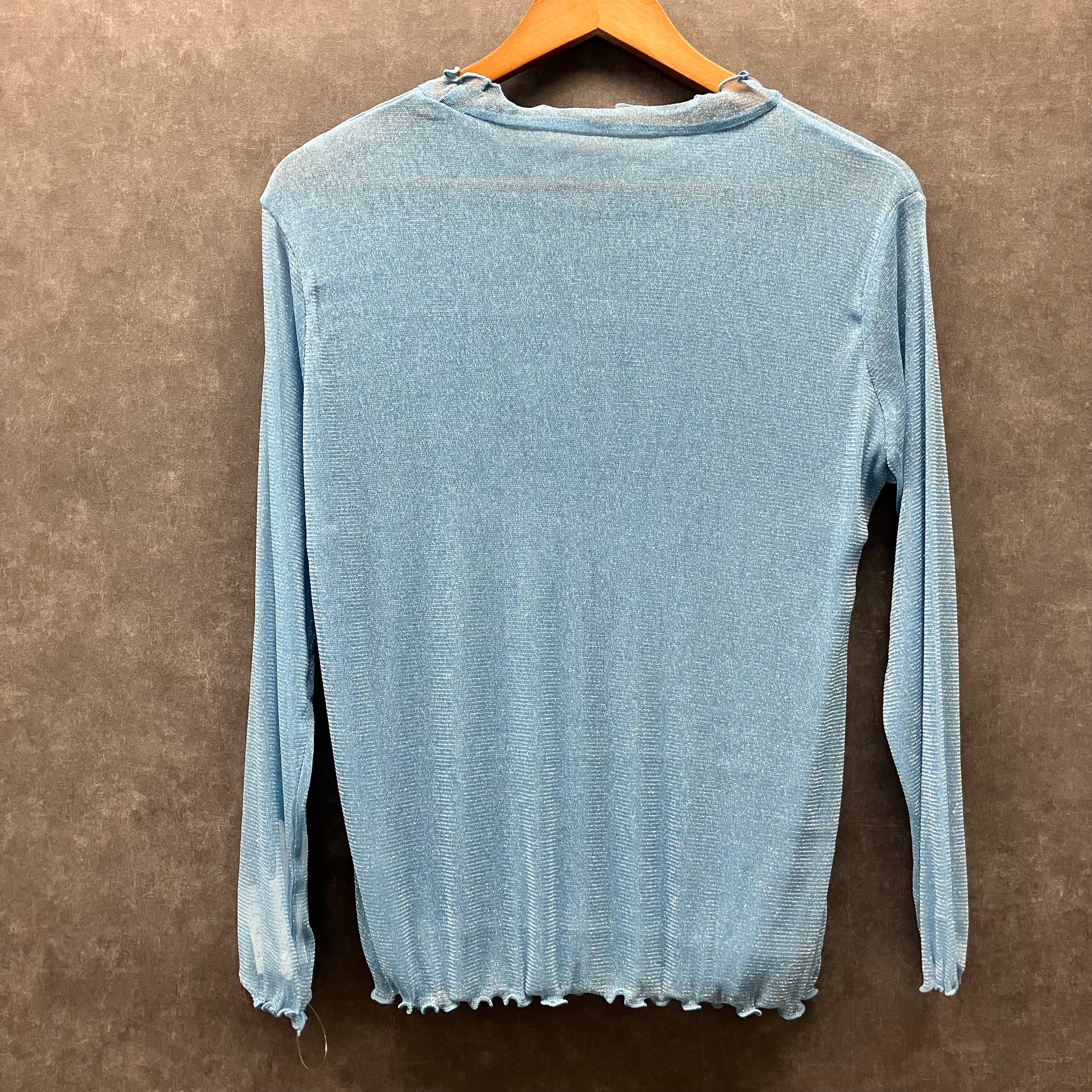 ラメシアートップス ブルー※4/1迄に順次発送予定