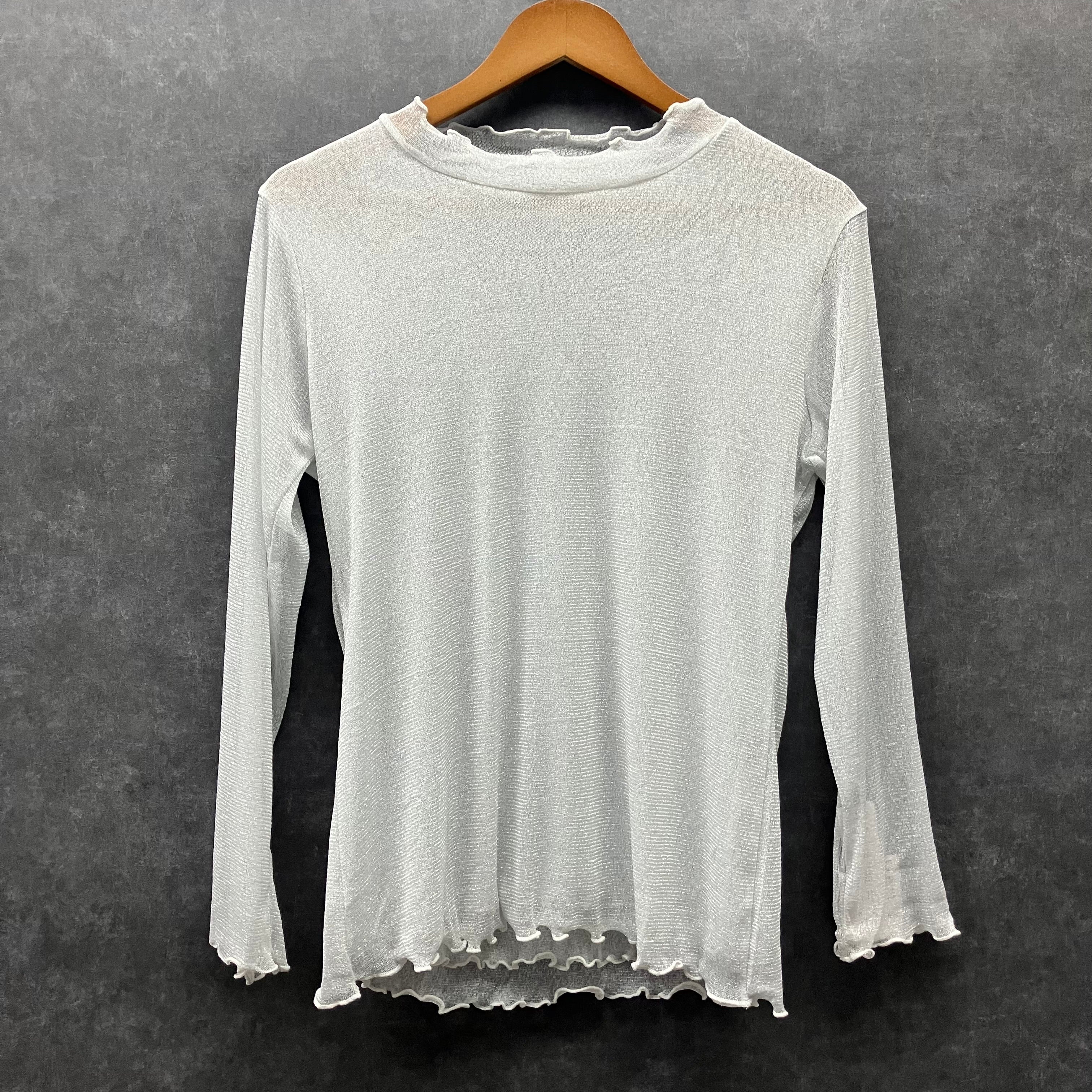 ラメシアートップス ホワイト※4/1迄に順次発送予定