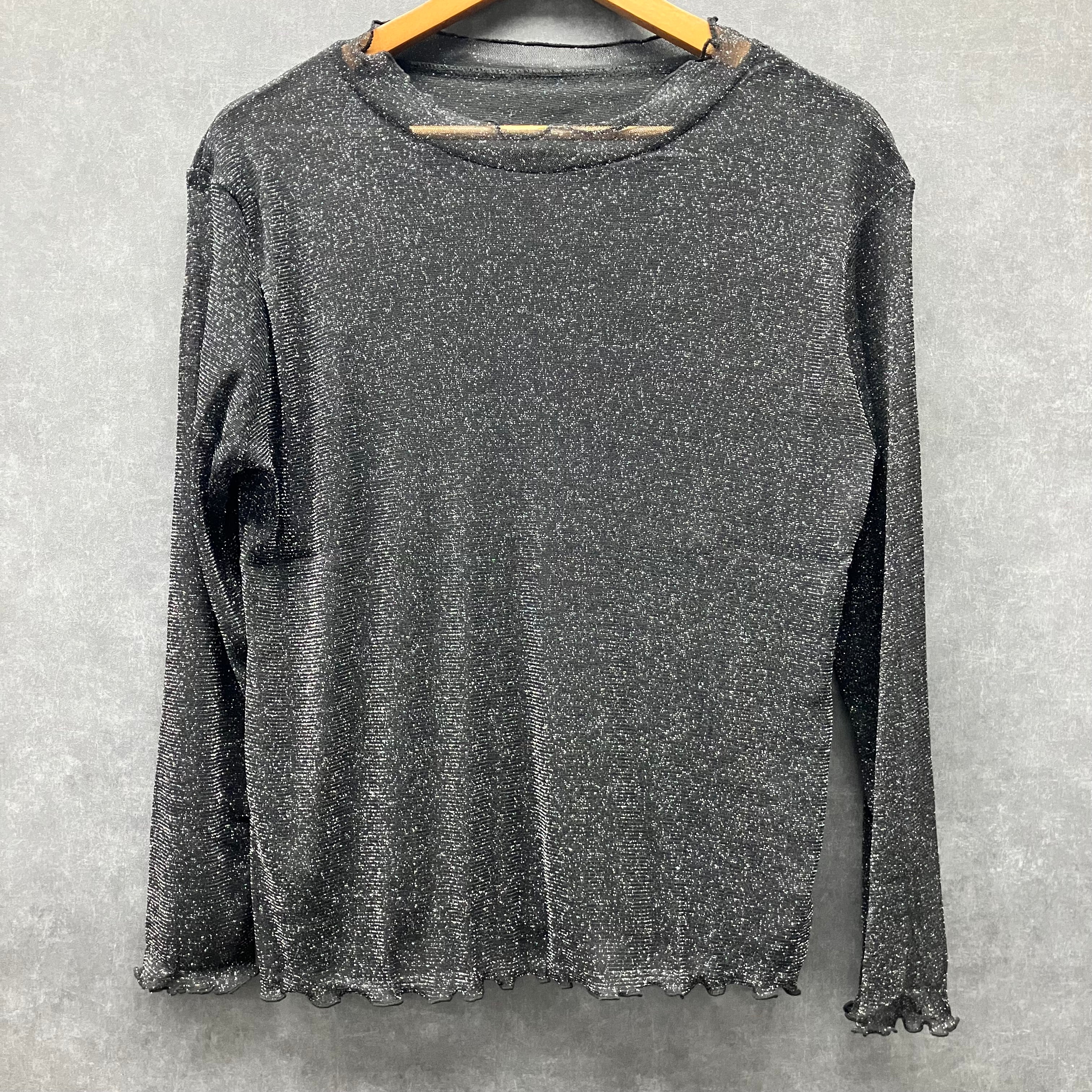 ラメシアートップス ブラック※4/1迄に順次発送予定