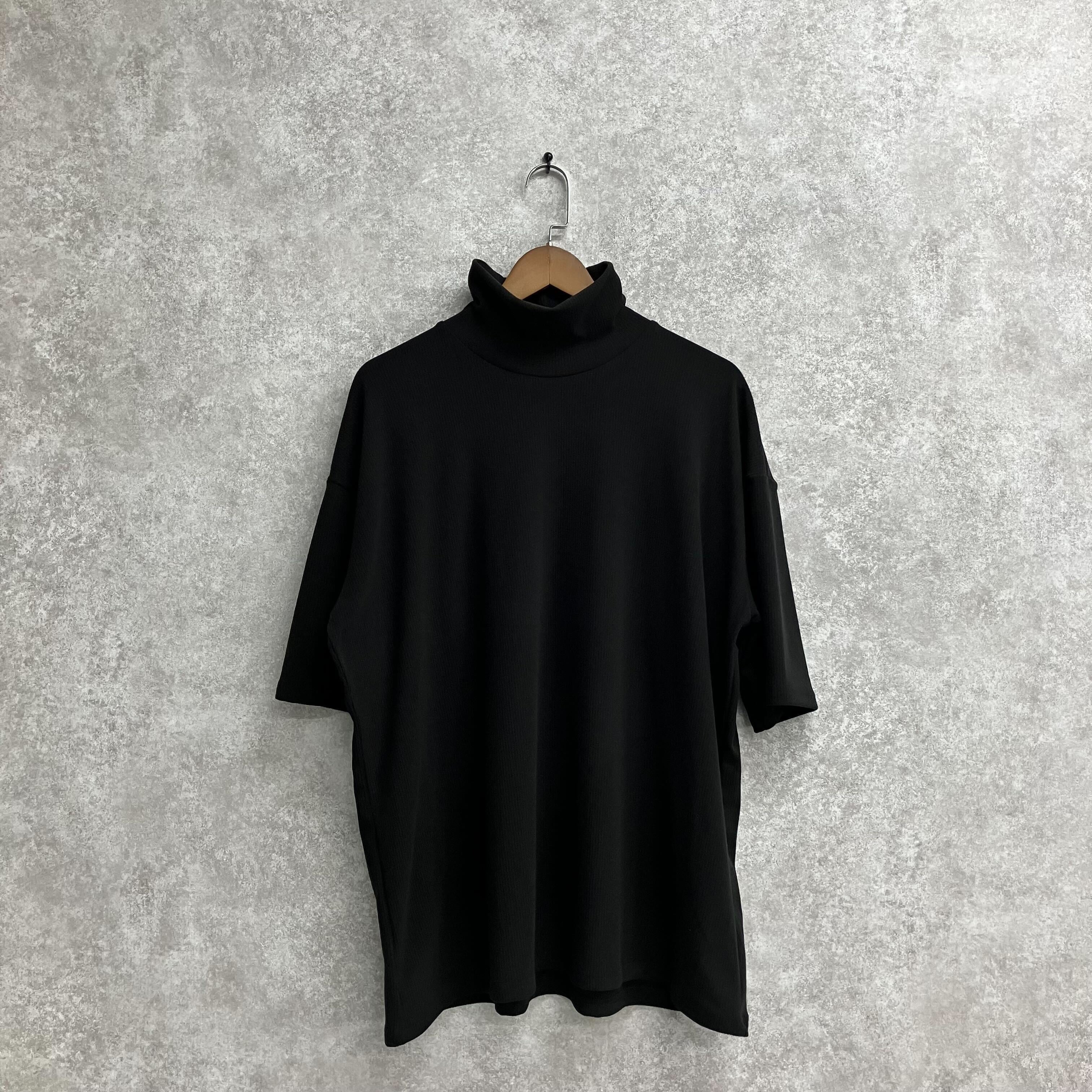 タートルネックTシャツ ブラック※4/23~29までに順次配送予定