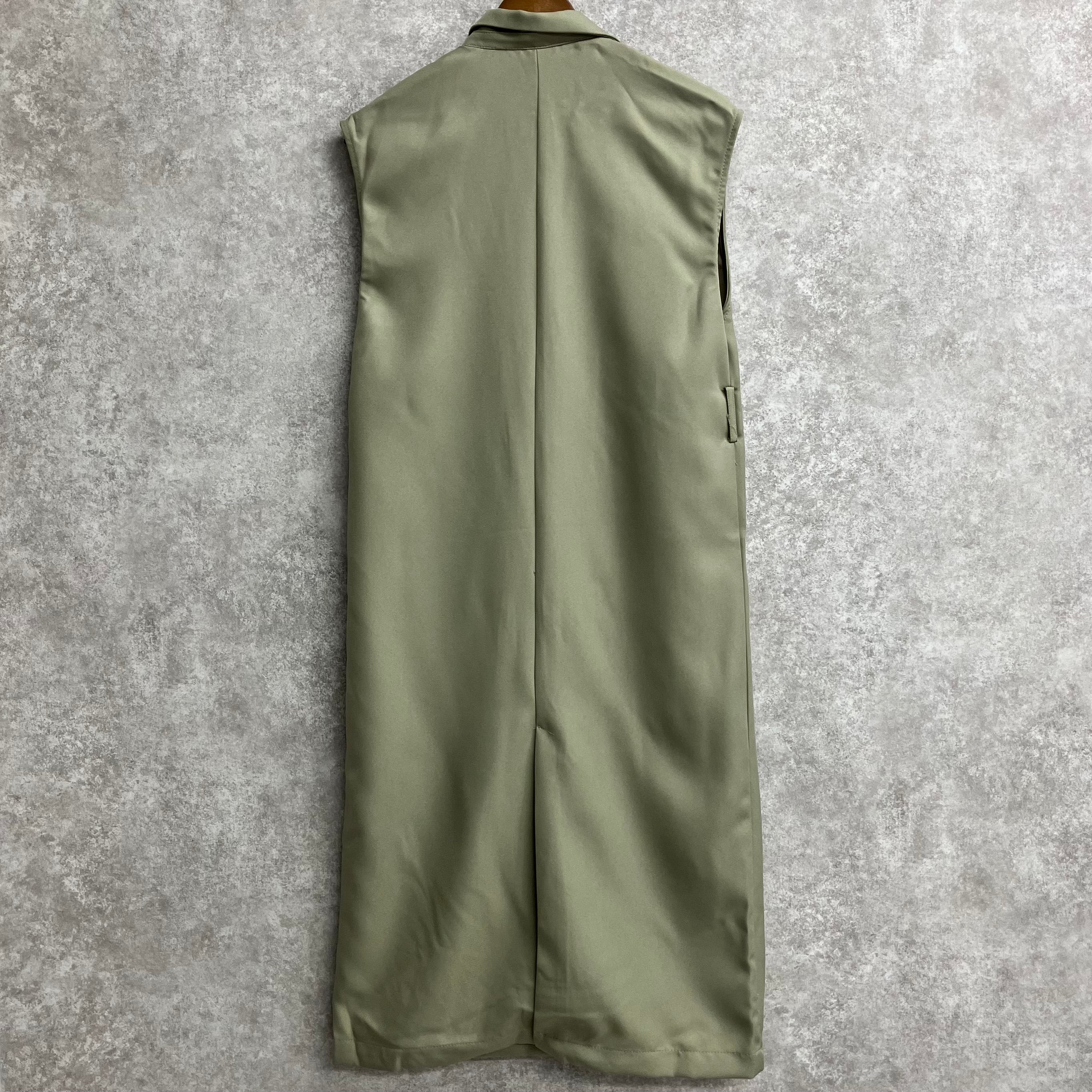 ロングトレンチジレ カーキ※4/15迄に順次発送予定
