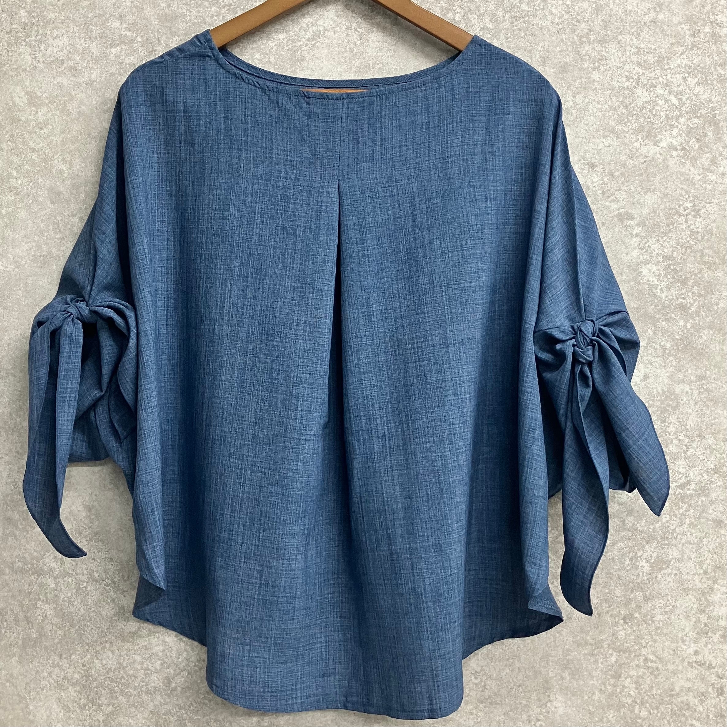 ドルマンブラウス ネイビー※5/7～13までに順次発送予定