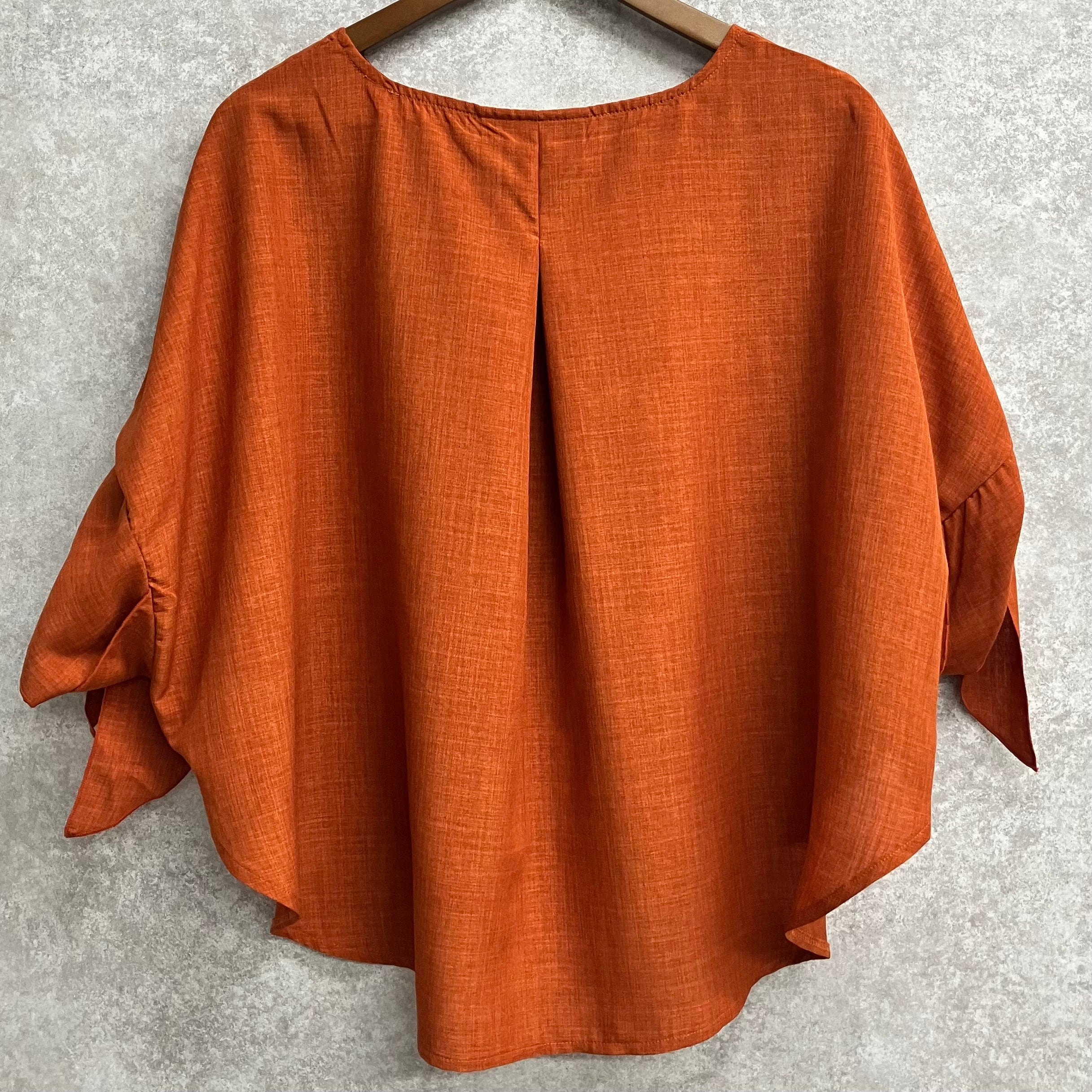 ドルマンブラウス オレンジ※5/21～27迄に順次発送予定