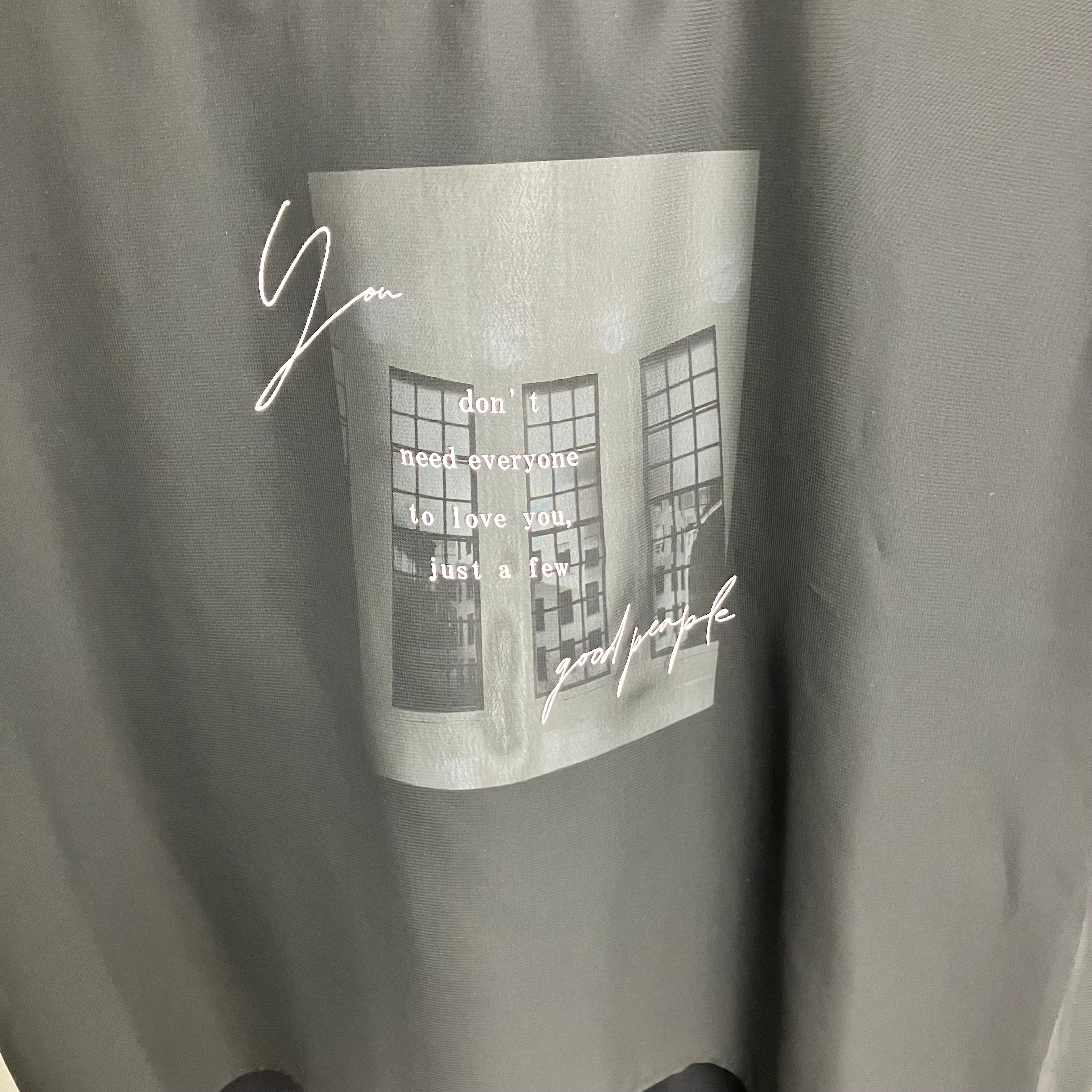 プリントレースTシャツ　ブラック※7/16～22迄に順次発送予定