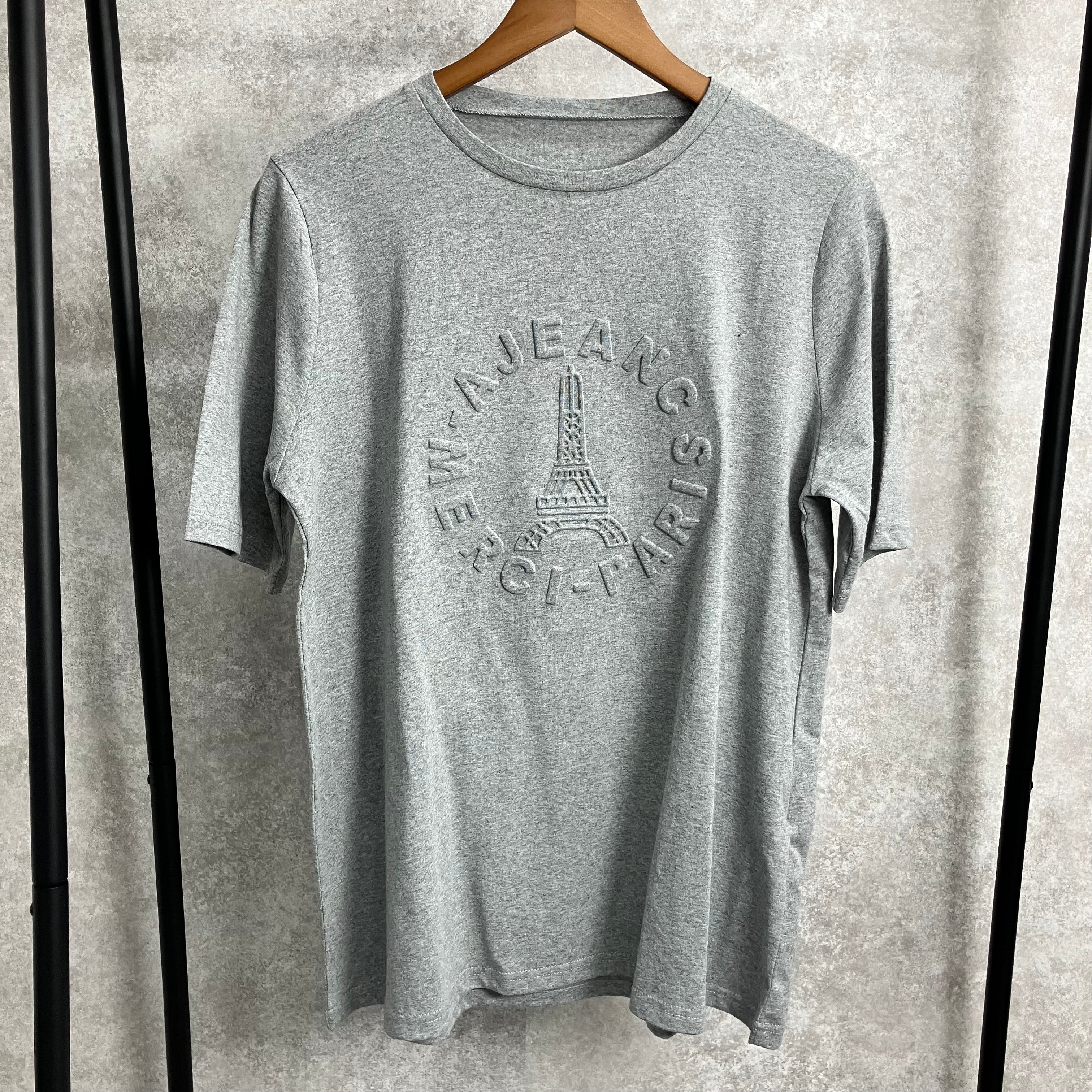 エンボスサークルロゴTシャツ グレー※9/9～15迄に順次発送予定