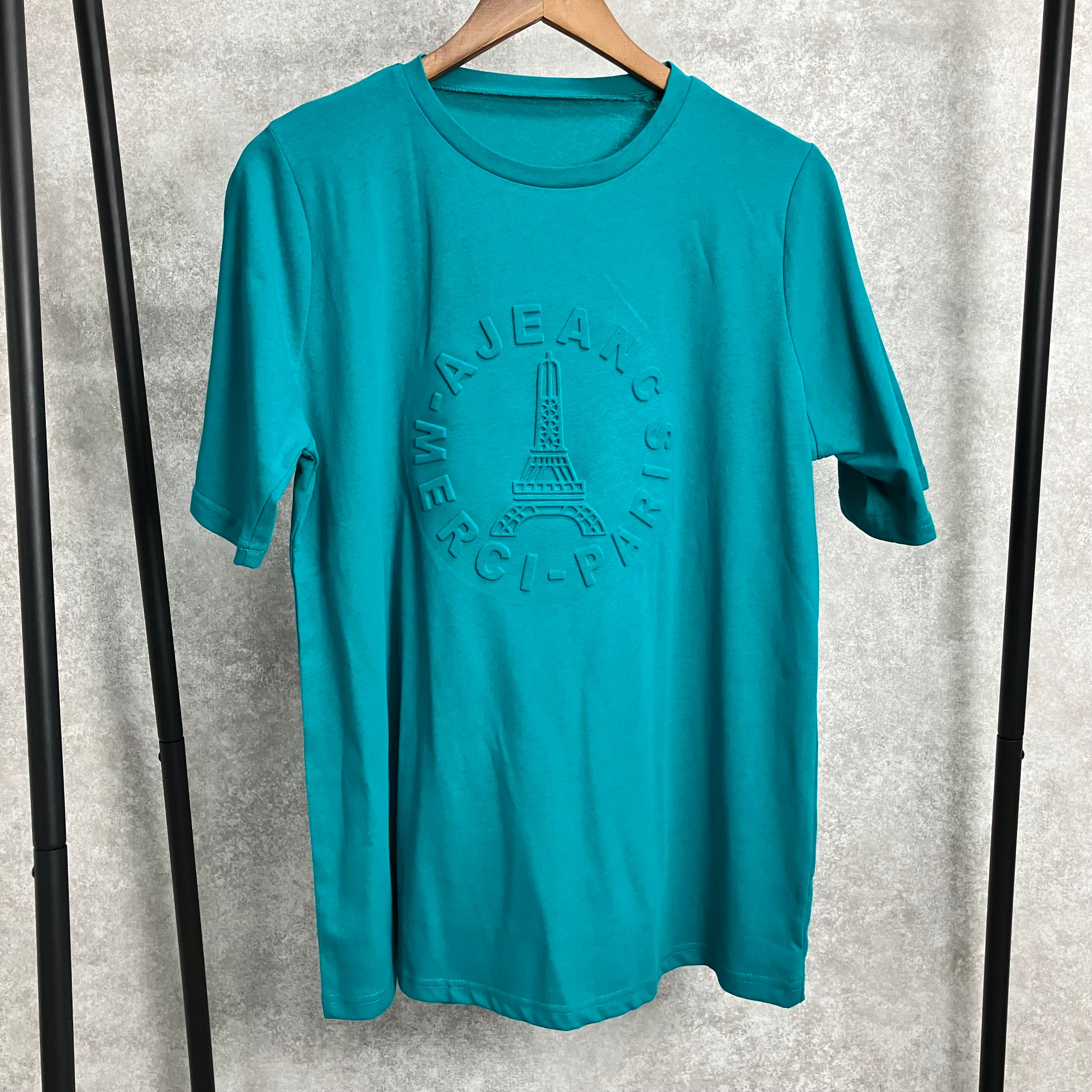 エンボスサークルロゴTシャツ グリーン※9/9～15迄に順次発送予定