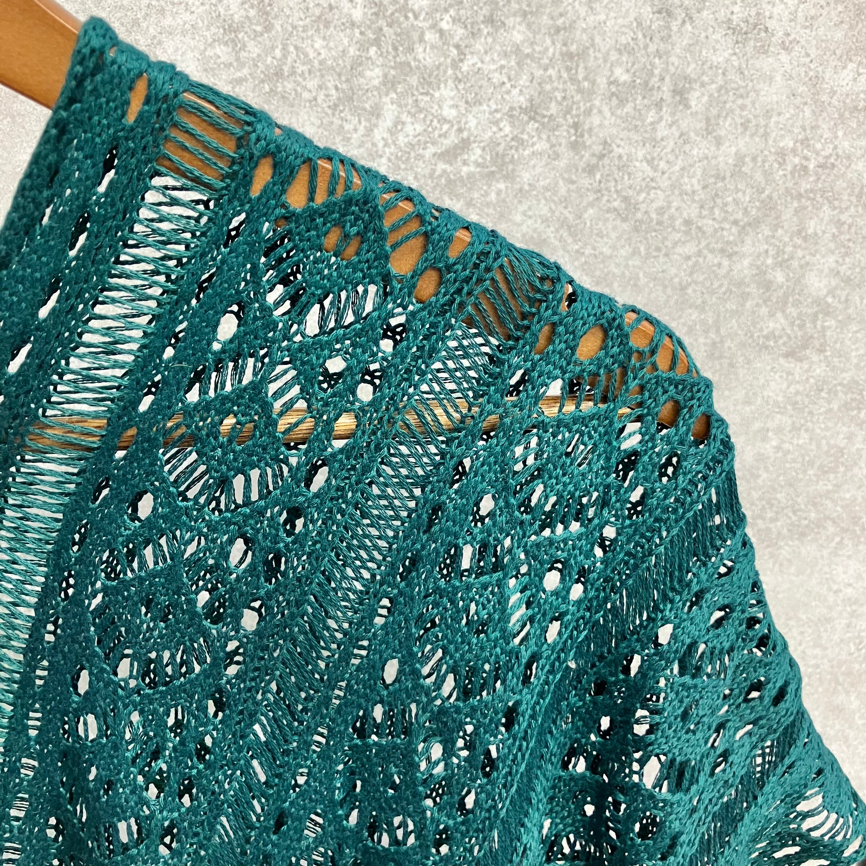 ジレニット　グリーン※4/30～5/6までに順次配送予定