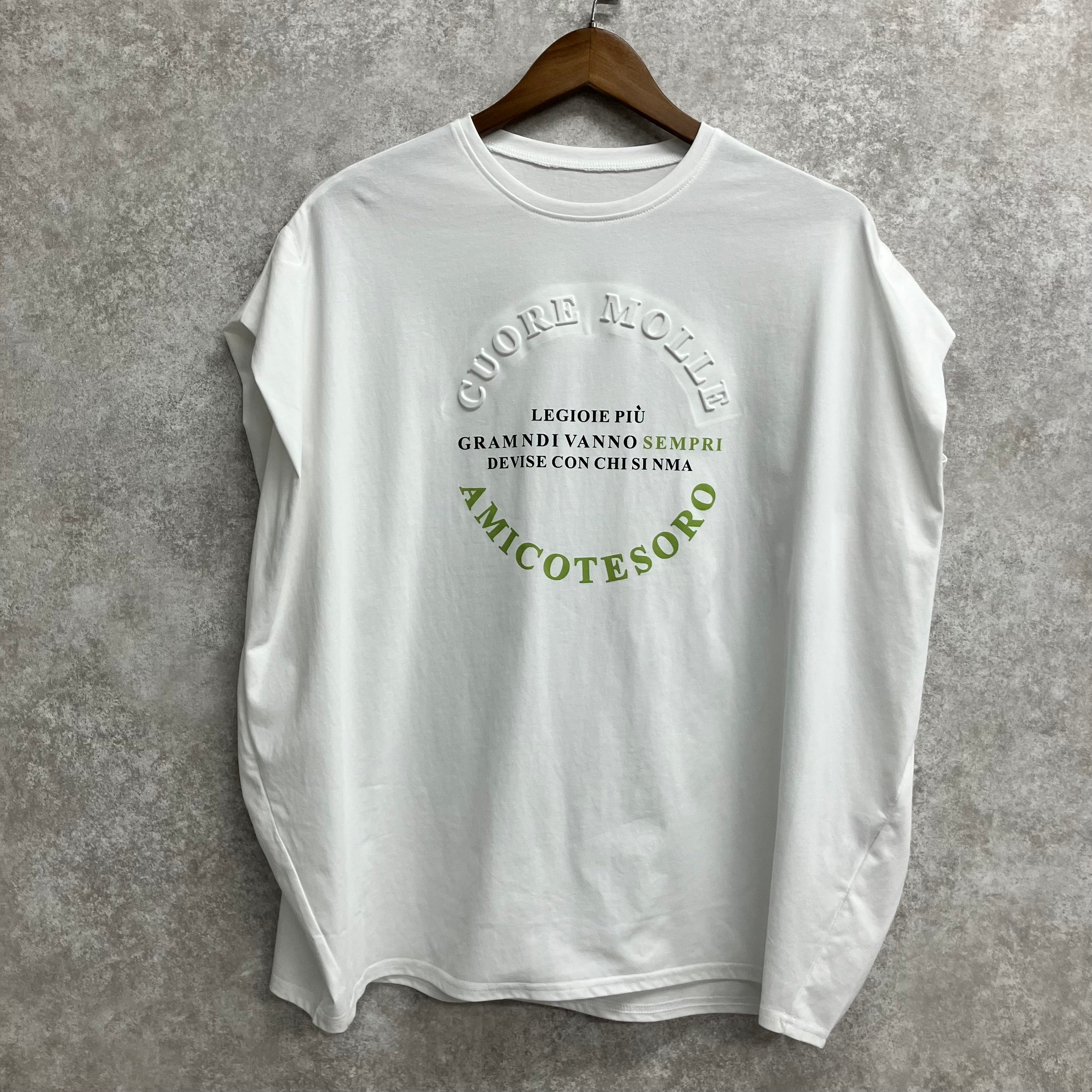 エンボスロゴドルマンシャツ オフホワイト ※5/14～20迄に順次発送予定