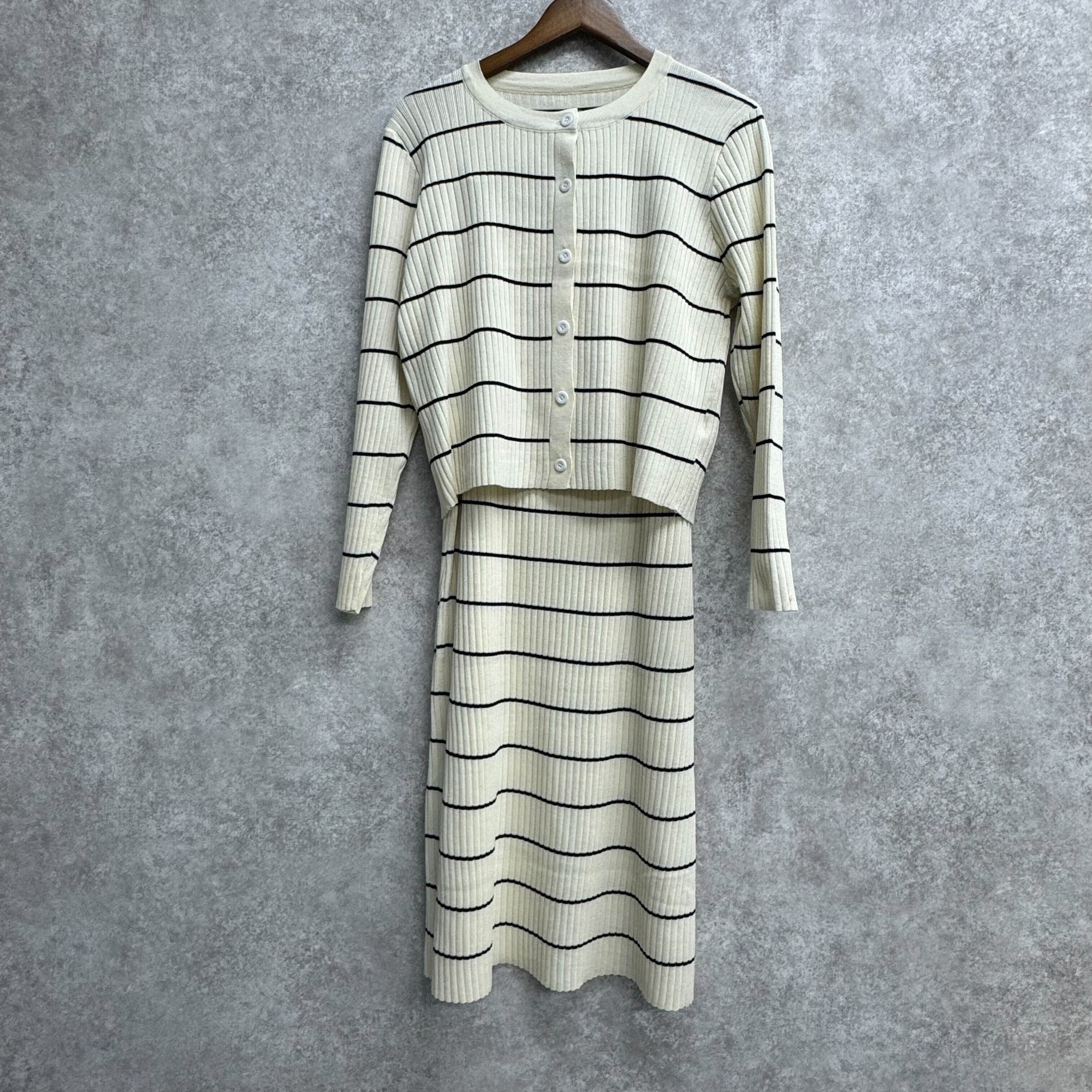 ボーダーセットアップ オフホワイト※3/25迄に順次発送予定