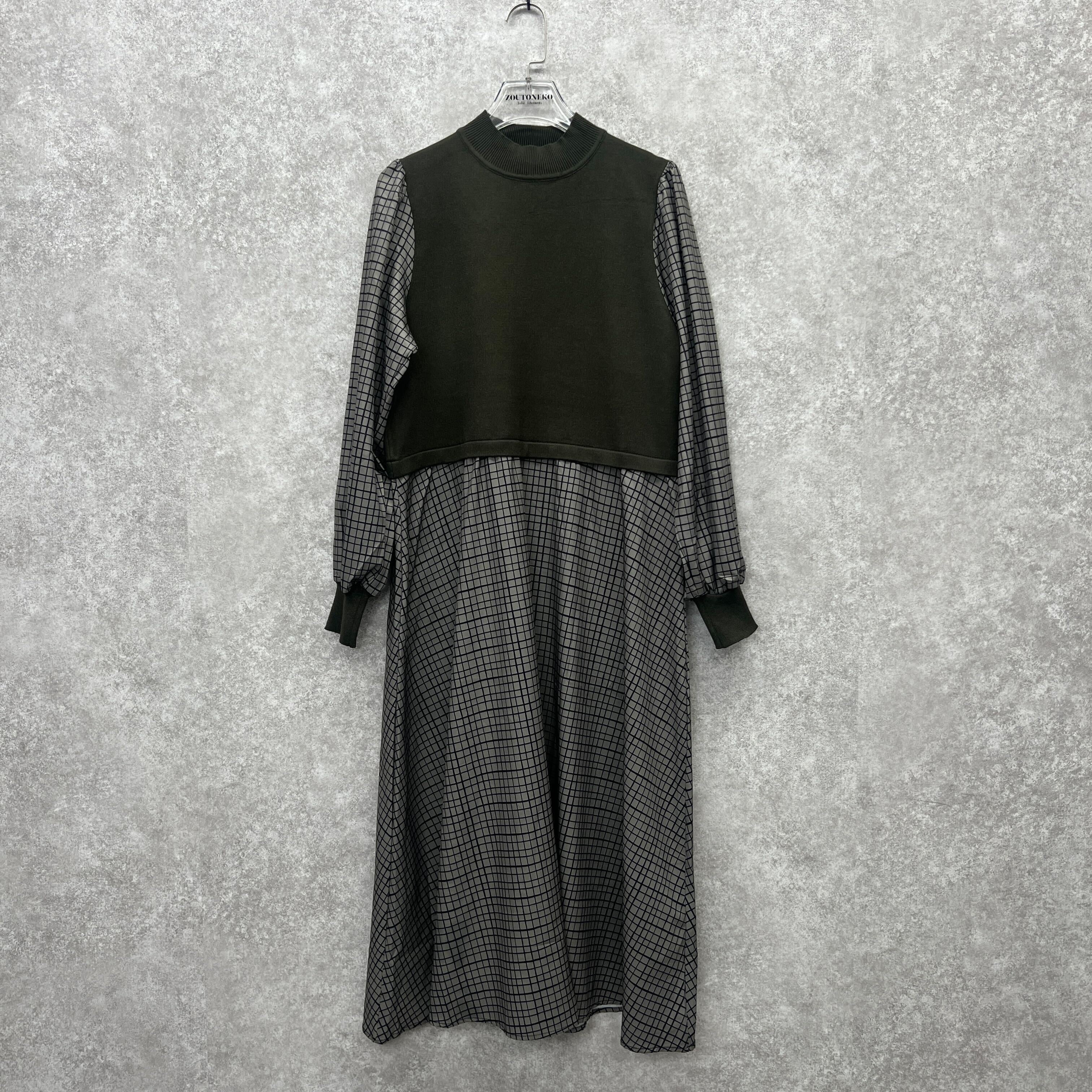 ドッキングワンピース グリーン ※10/7迄に順次発送予定