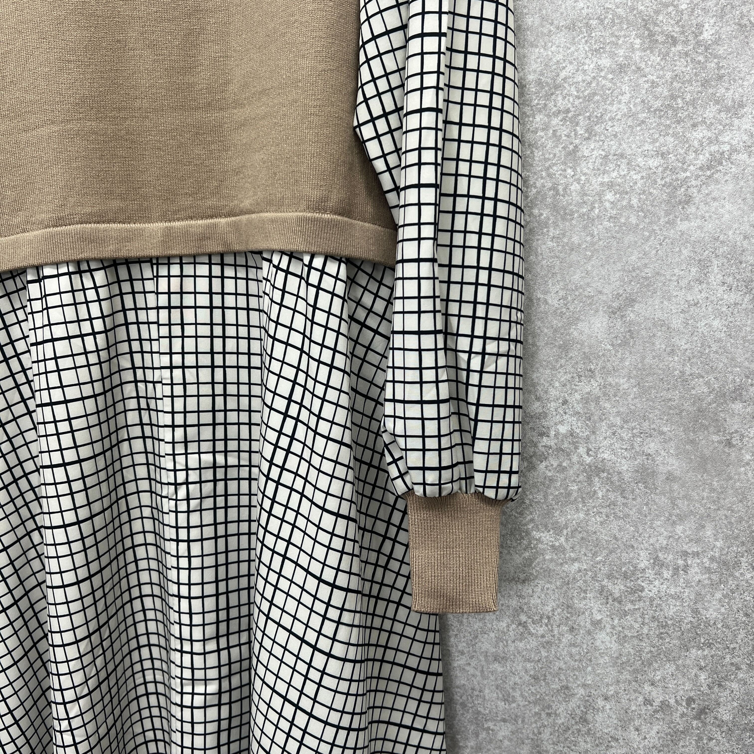 ドッキングワンピース ベージュ ※10/7迄に順次発送予定