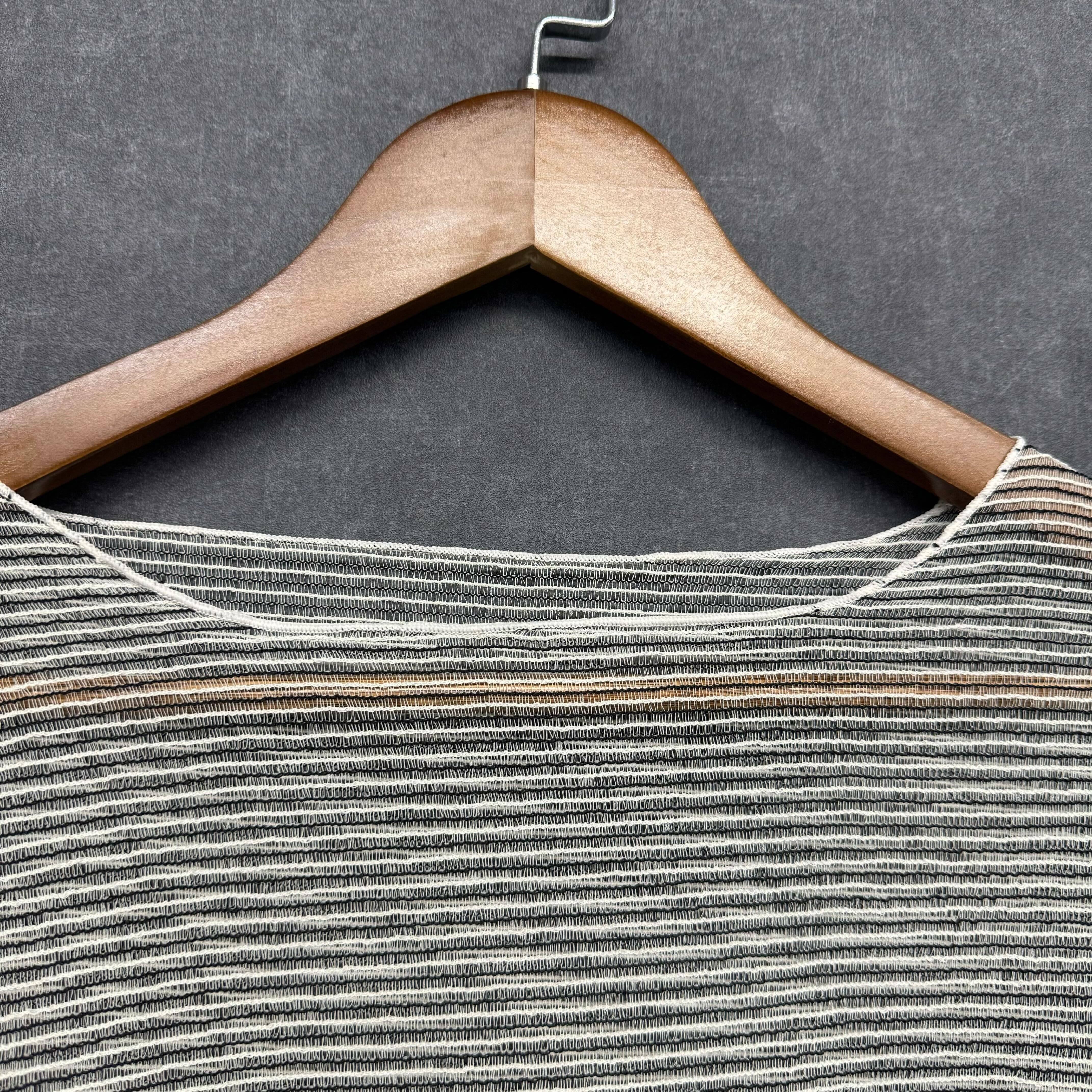 【在庫5点以下】ボーダーシアーロンT ライトグリーン※4/15迄に順次発送予定