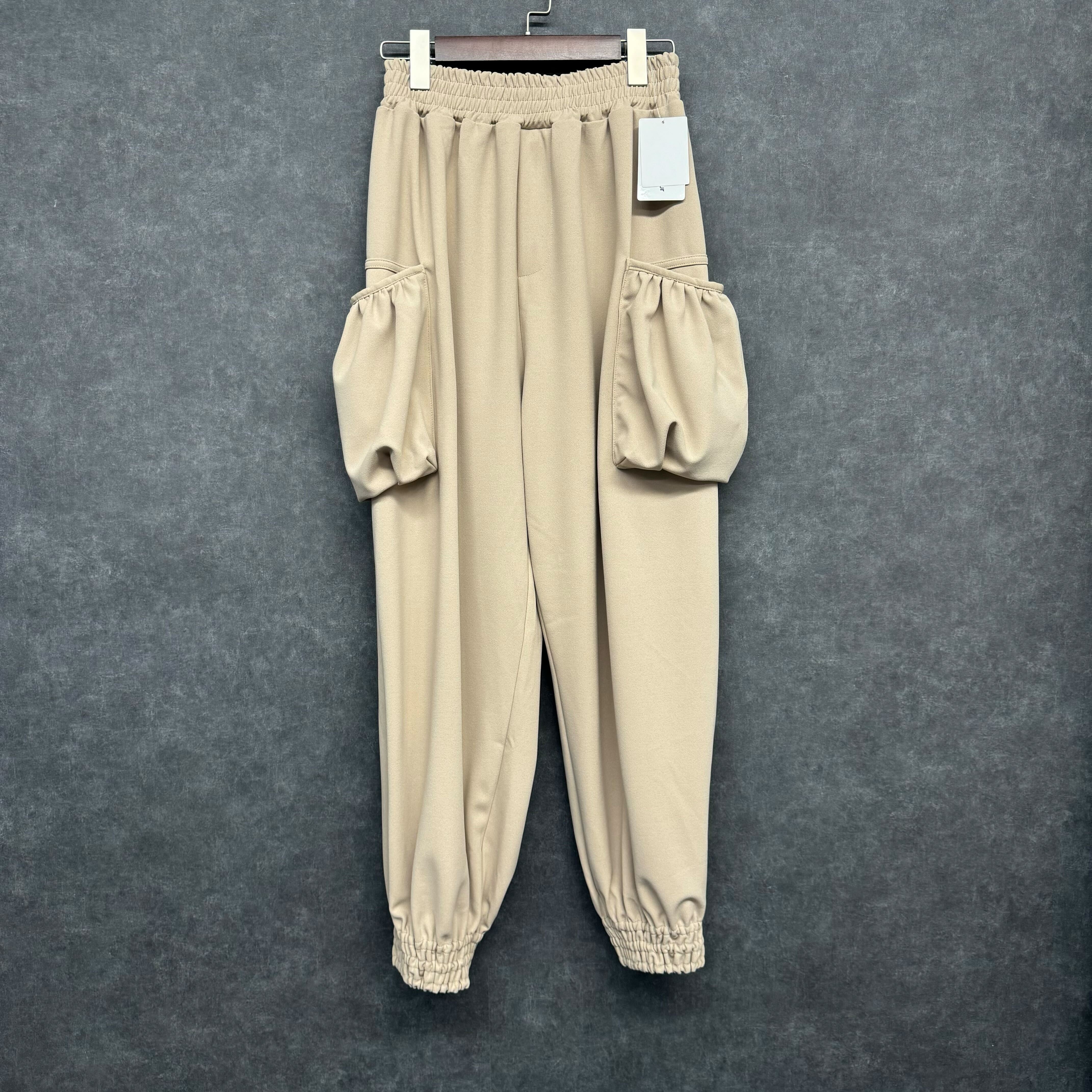 サイドポケットイージーパンツ ピンクベージュ※10/28迄に順次発送予定