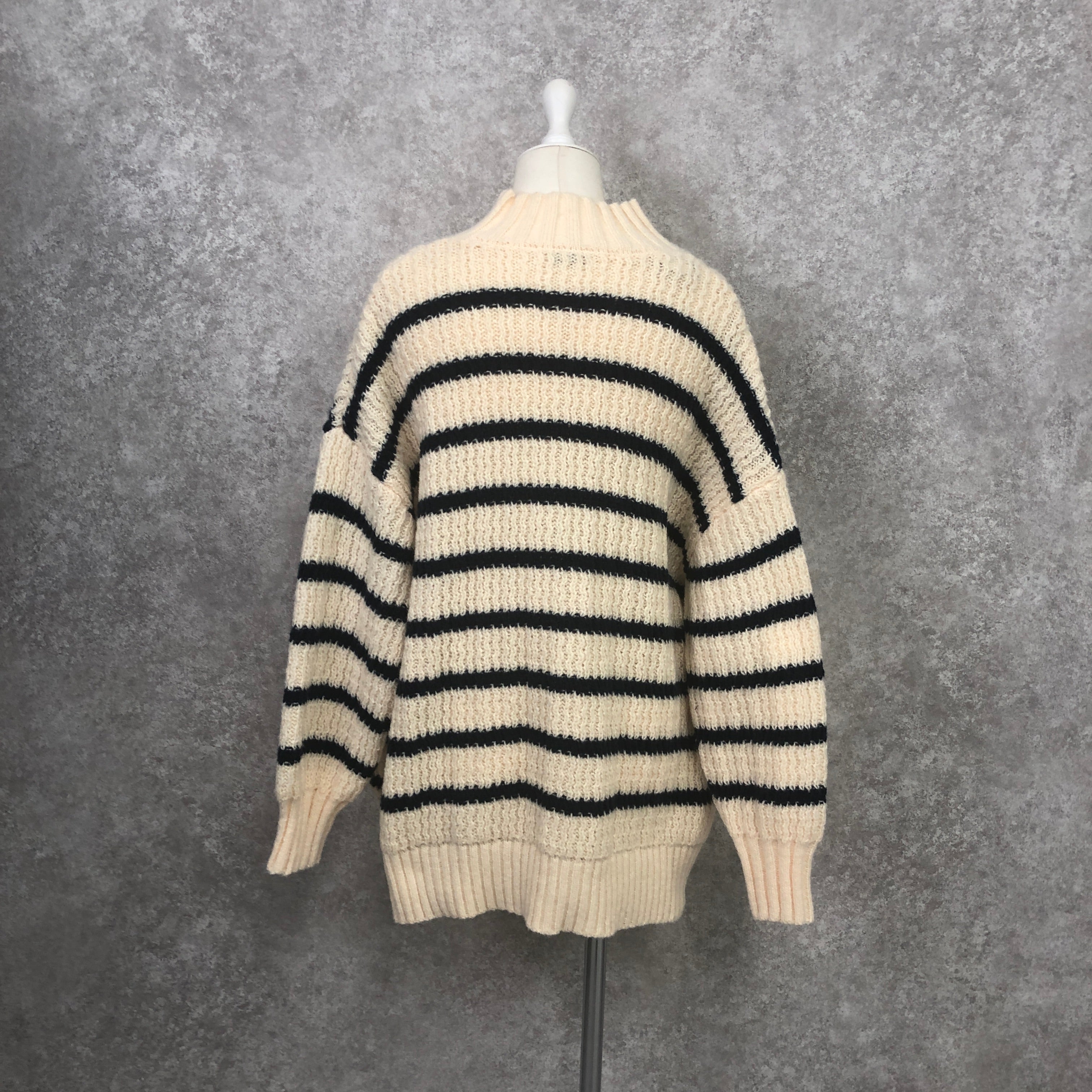 ボーダーニット クリーム ※10/21迄に順次発送予定