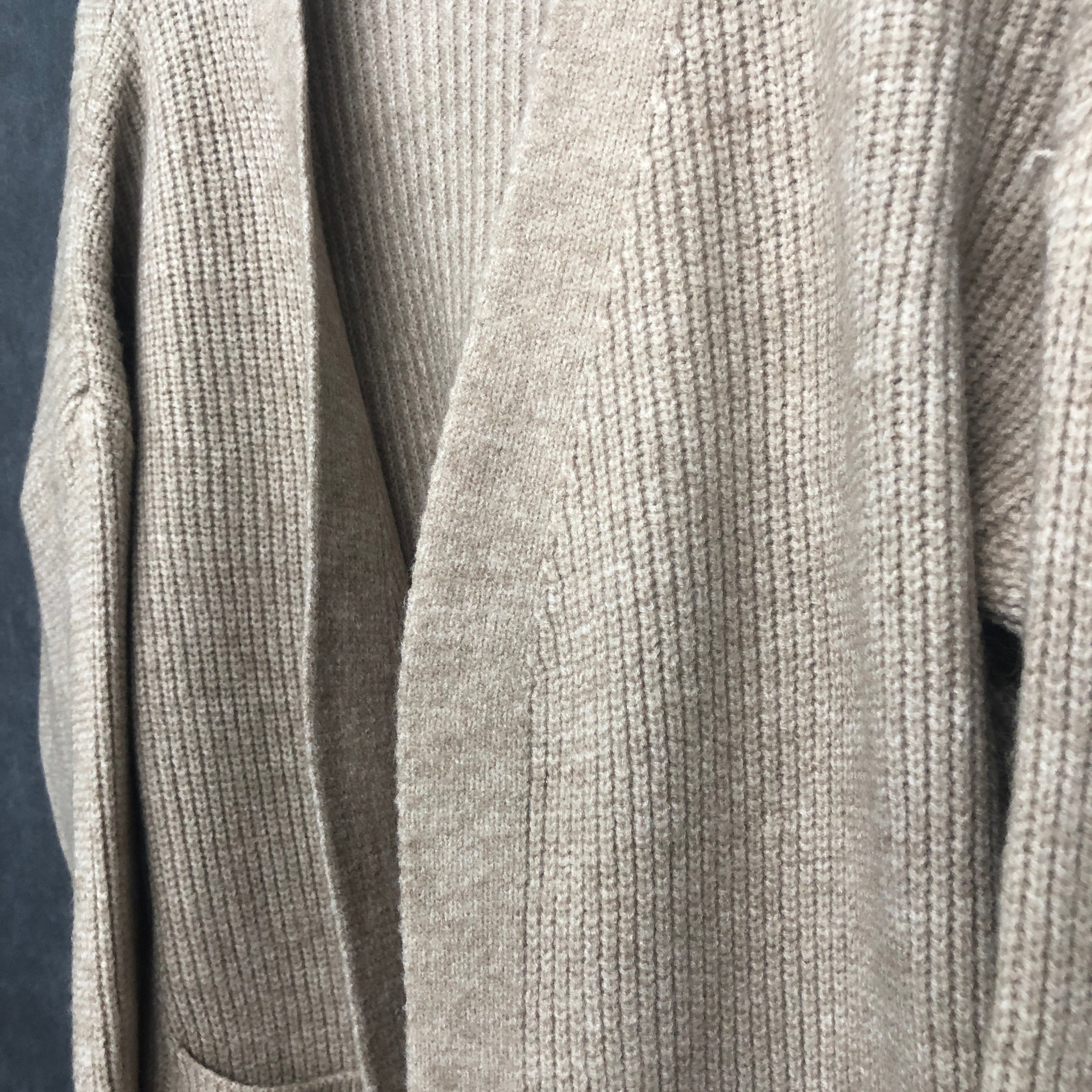 ロングカーディガン ベージュ※10/21迄に順次発送予定