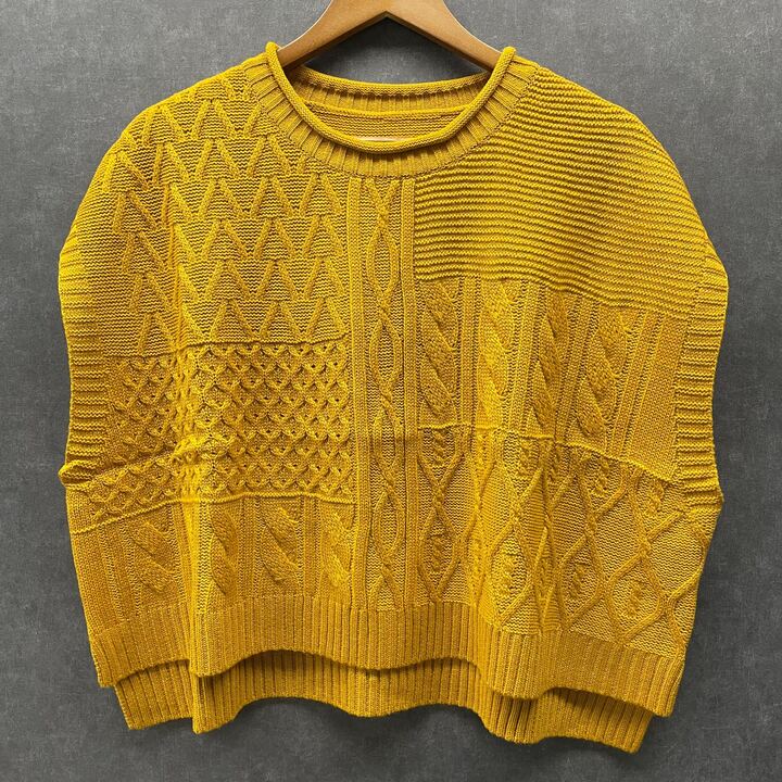 ミニマルベストニット イエロー※4/1迄に順次発送予定